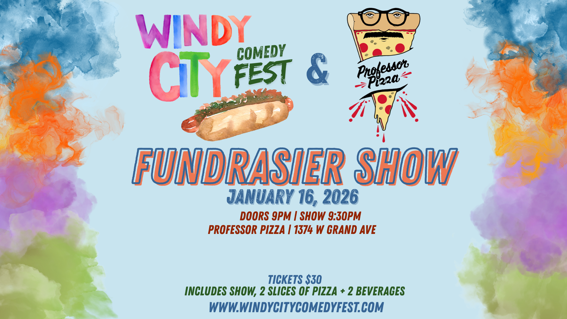 Professor Pizza Fundraiser Show