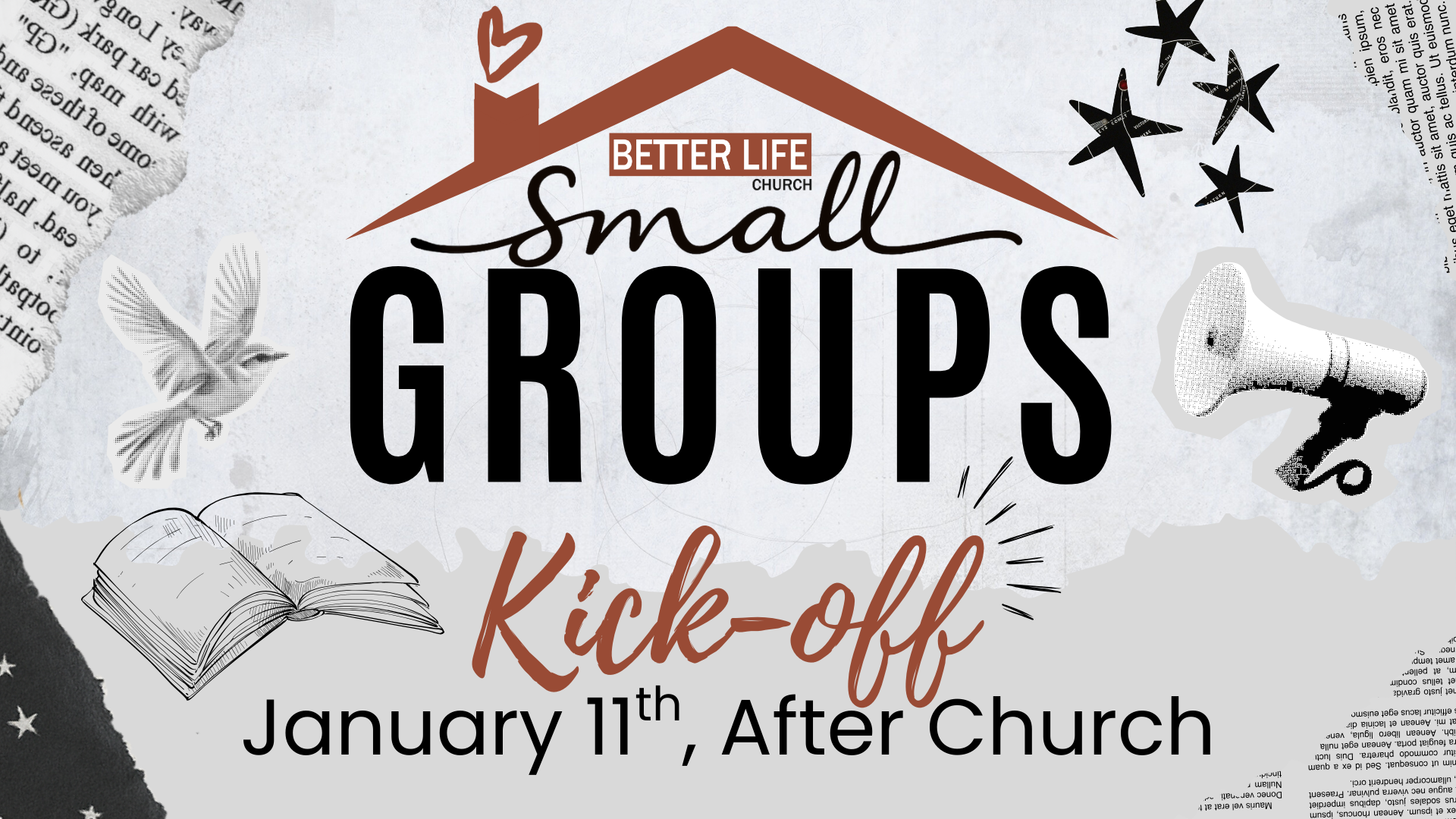 Small Groups Kick-off