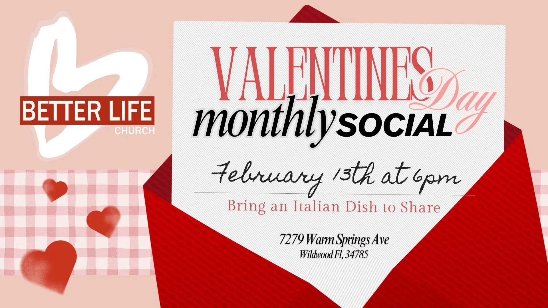 Valentines Day monthly Social