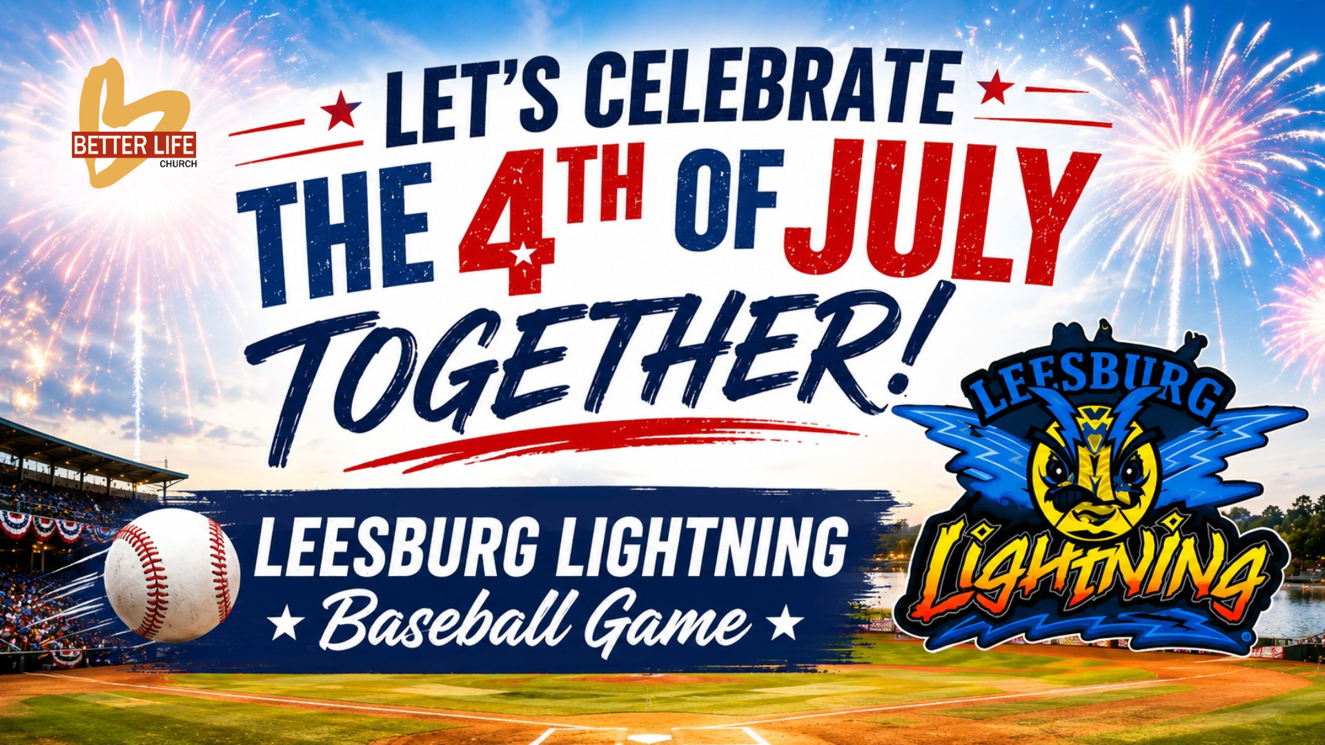 4th of july - Leesburg LIghting Game