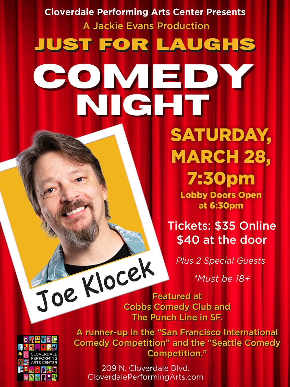 Comedy Night - Joe Klocek