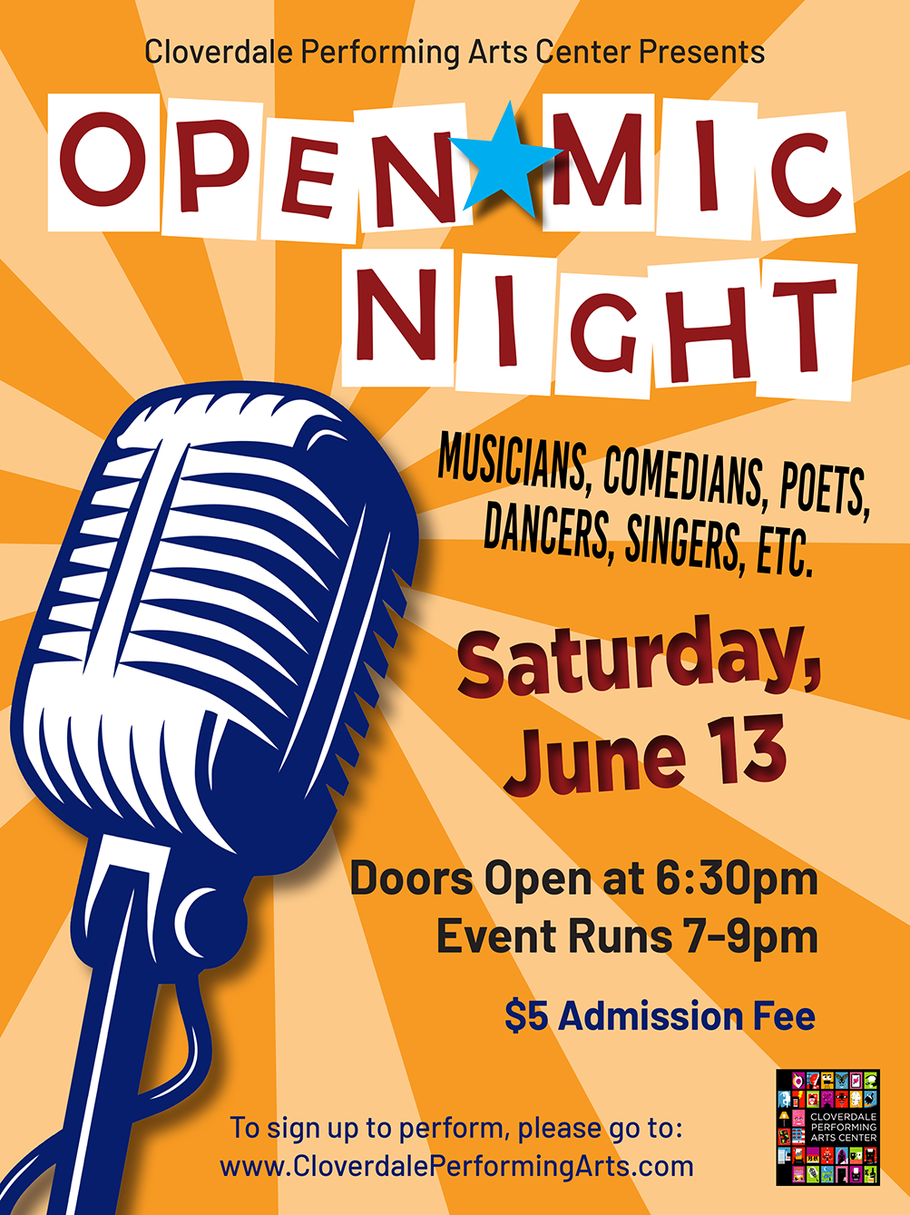 Open Mic Night - June 13
