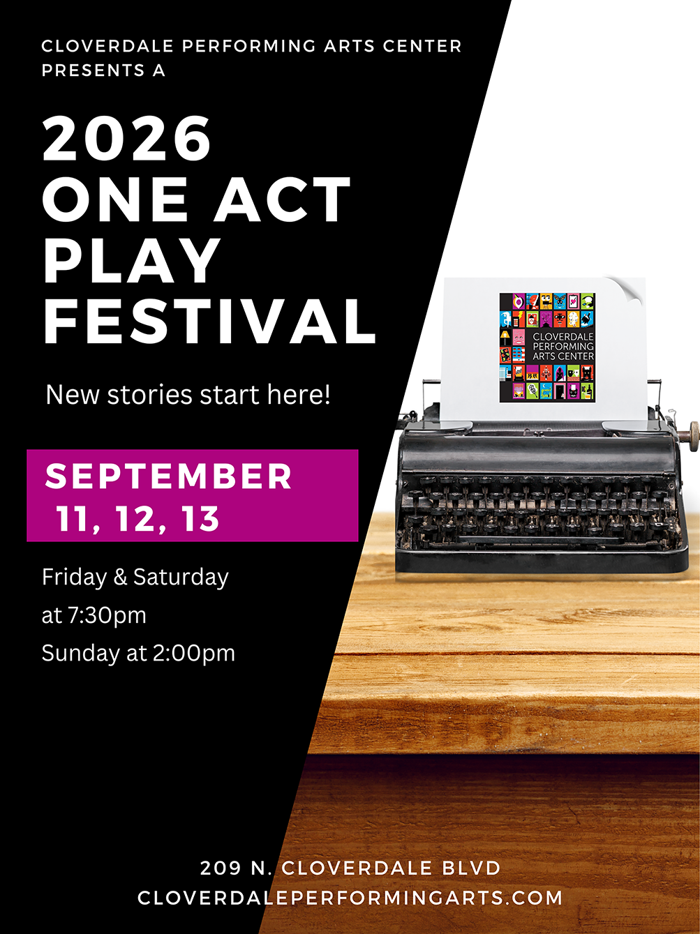 One Act Play Festival 2026