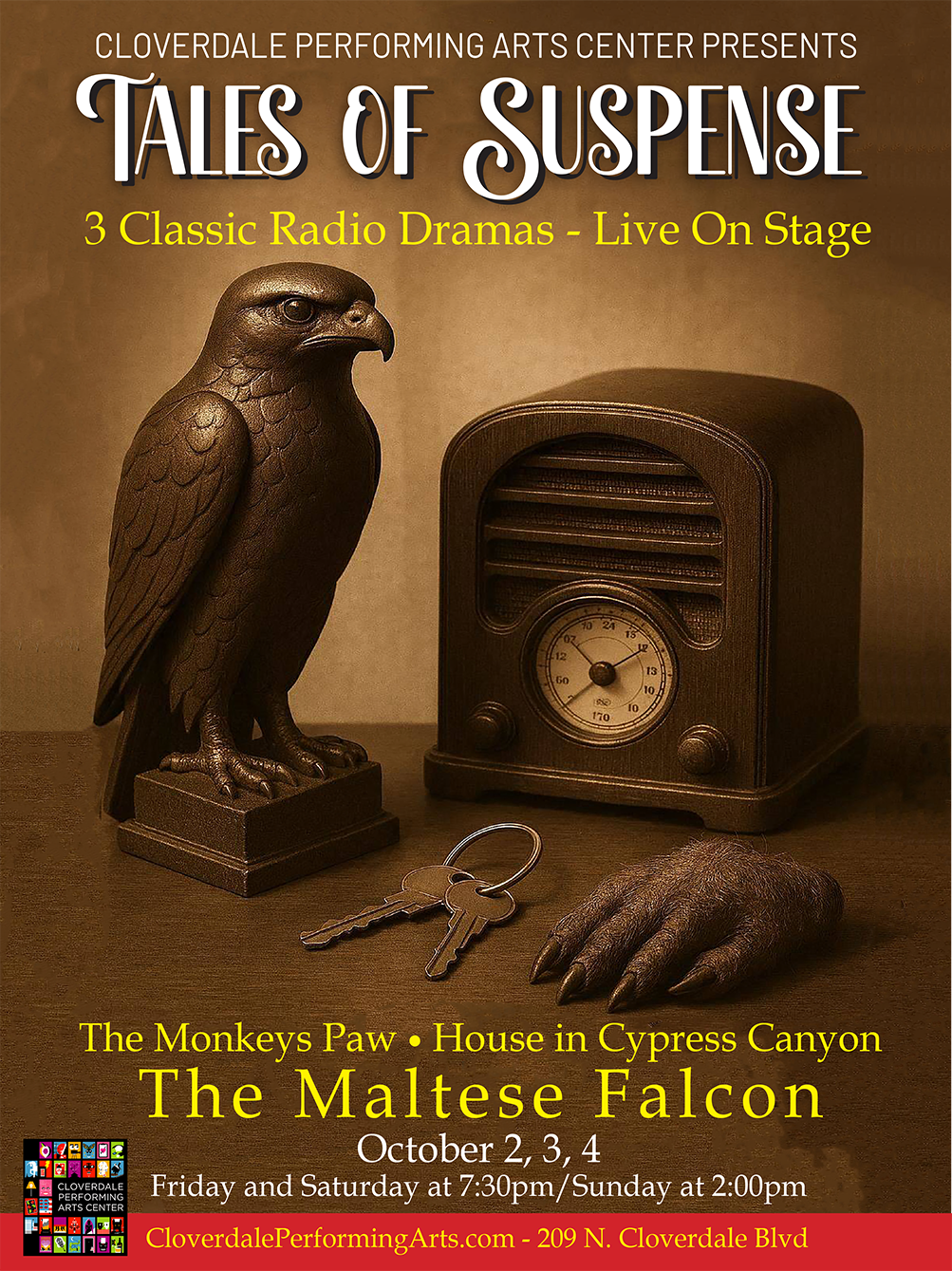 Tales of Suspense - 3 Classic Radio Dramas Live on Stage