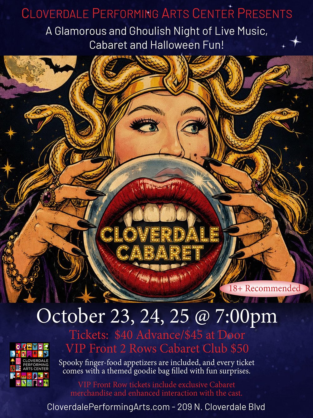 Cloverdale Cabaret - Halloween Special
