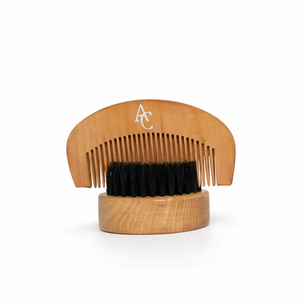 Beard Comb & Brush Set