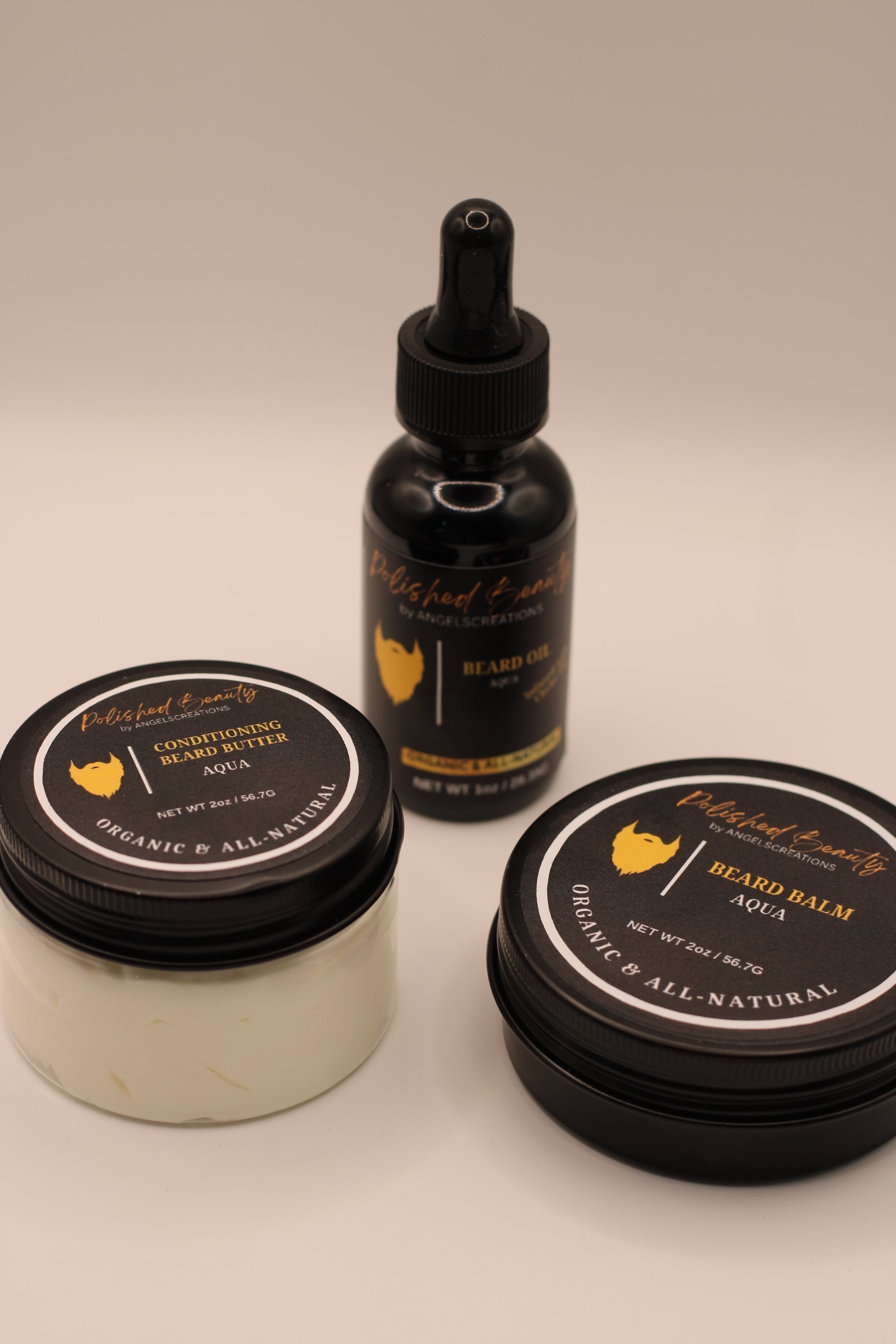 Moisture & Style Trio- • Beard Oil • Conditioning Beard Butter • Beard Balm