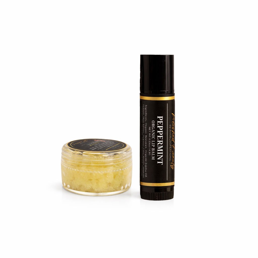 Peppermint Lip Care Duo- Exfoliate • Nourish • Protect