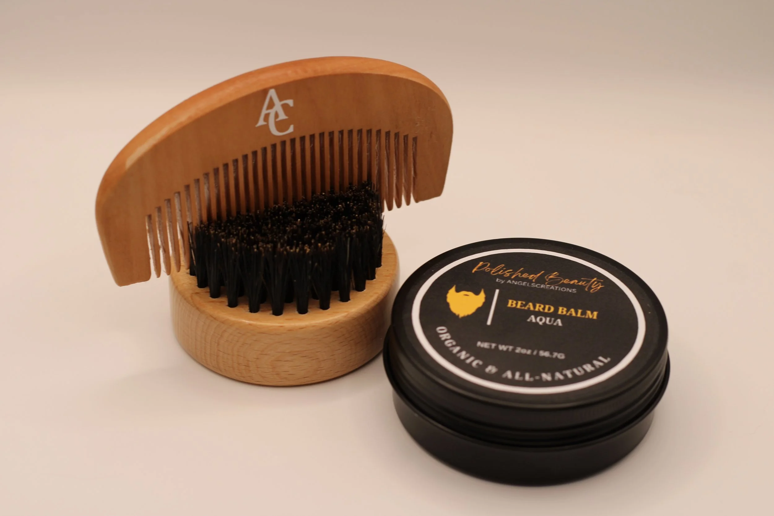 Style & Control Duo- • Beard Balm • Beard Comb & Brush Set
