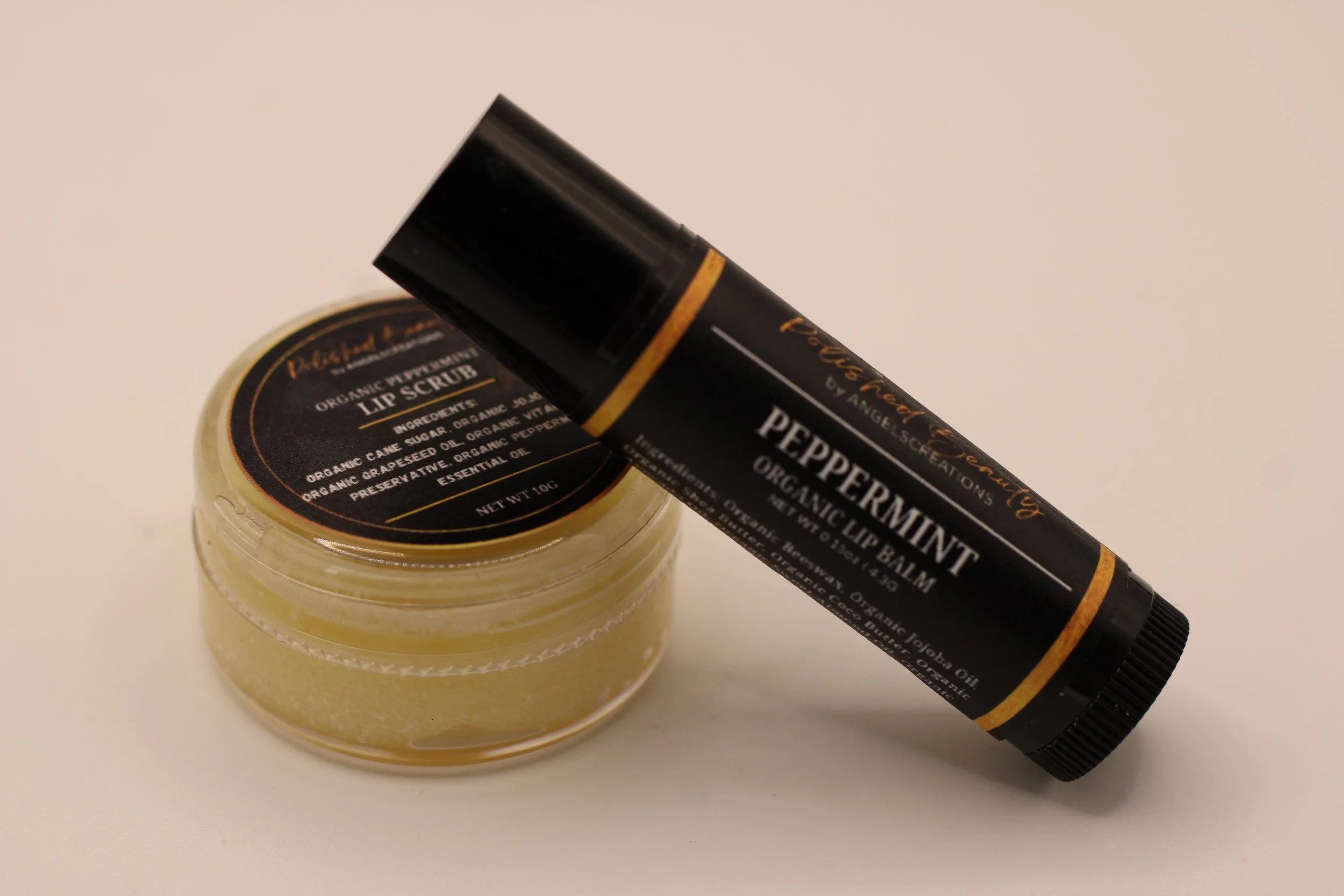Peppermint Lip Care Duo- Exfoliate • Nourish • Protect