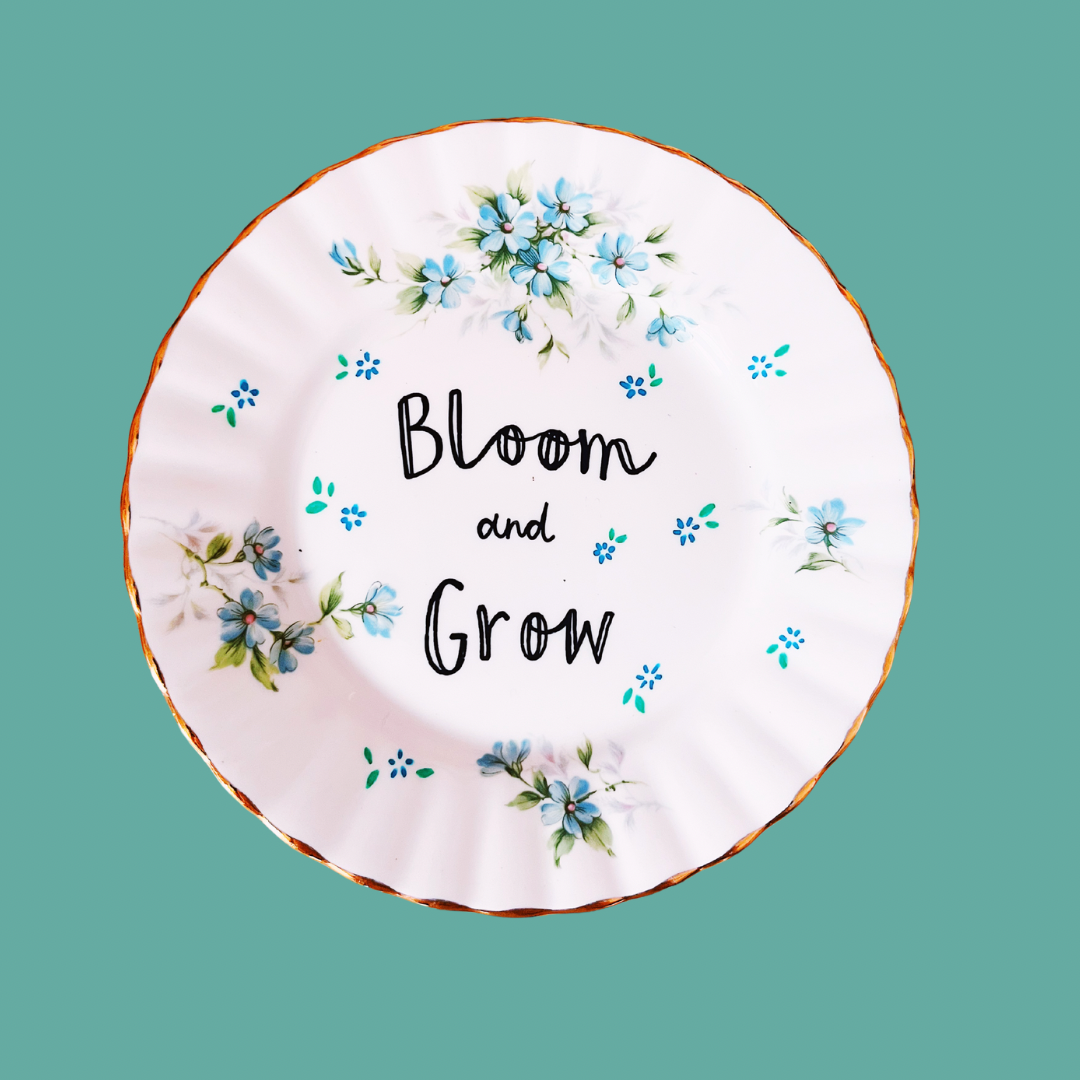 Bloom and Grow Decorative Plate