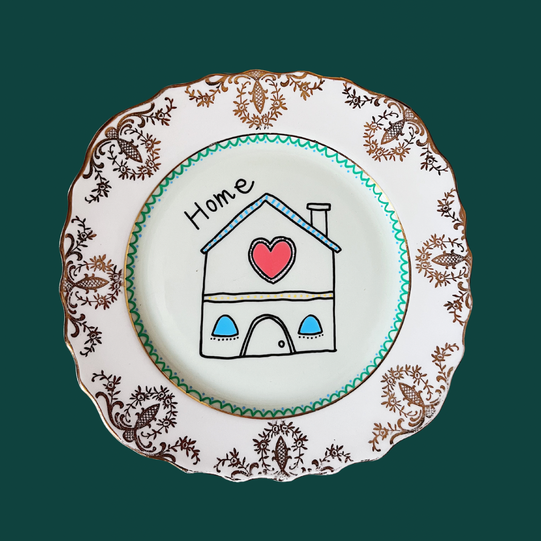 ‘Home’ Decorative Plate