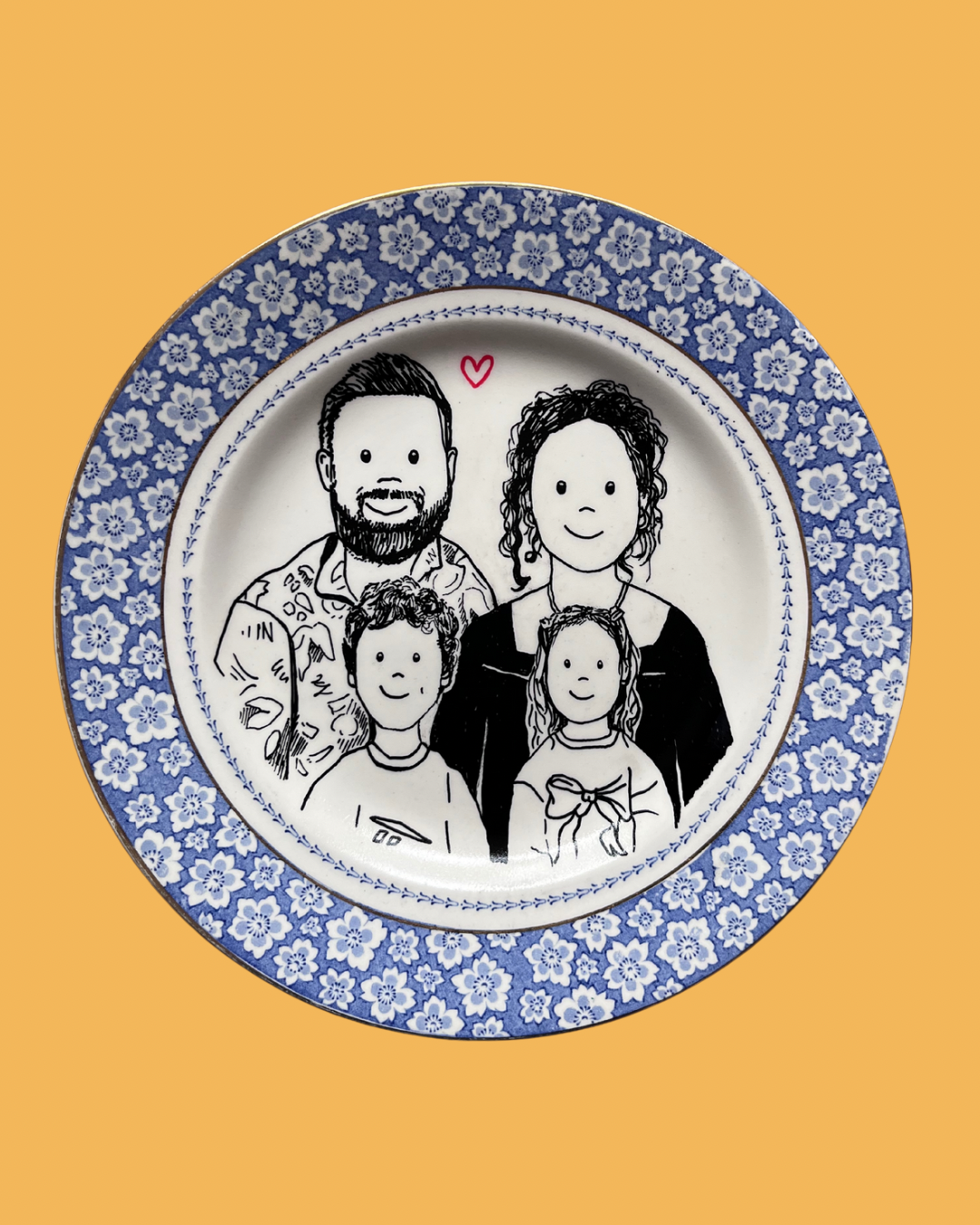 Personlised Portrait Plates