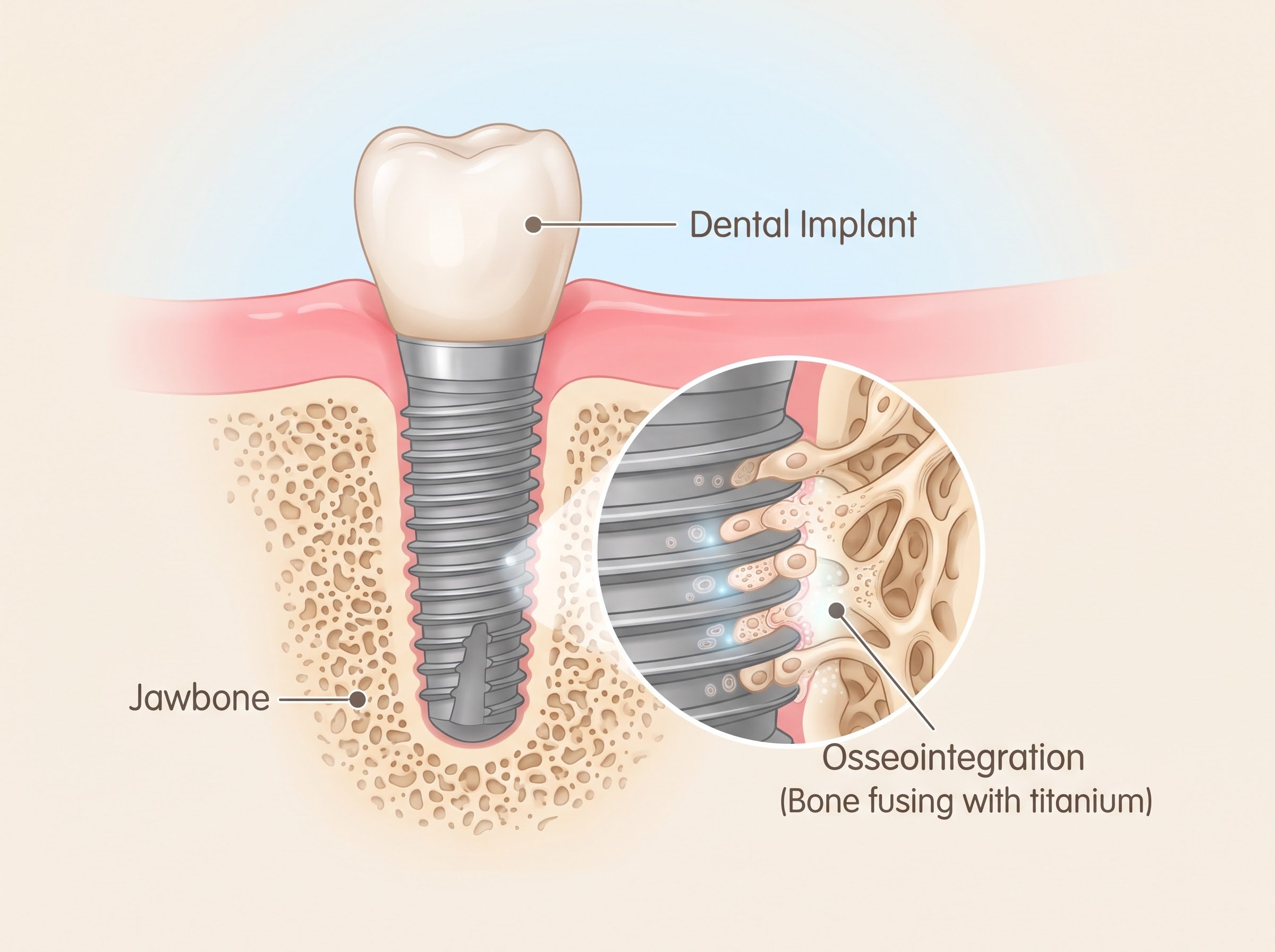 Why Your Body Accepts Dental Implants and How They Become Part of Your Bone