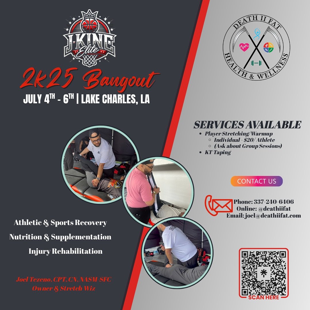 Coaches & parents, if you have an sthlete that’s been dealing with muscle tightness or even has had an injury this year and you want to make sure they are playing their best for the 2K25 Bangout? Be sure to find me during the weekend on si