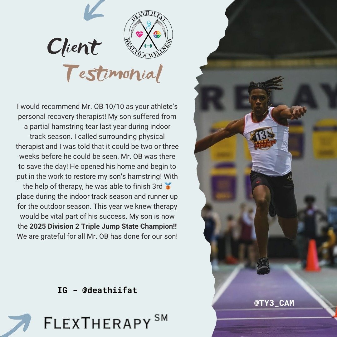 Don't take my word for it, listen to the people! @ty3_cam has been locked in with the FlexCrew for nearly 2 years. It's been great working with Cam and now he's about to head out to Louisiana Christian University as a Fall 2025 commit.
#deathiifat