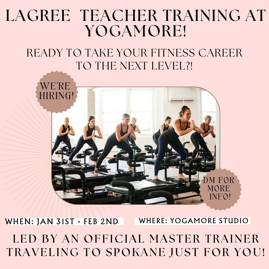 Our Lagree Teacher Training is your chance to master one of the most effective workouts out there and start leading transformative classes!👇🏻

✨ What is Lagree?
A high-intensity, low-impact workout performed on a mega, mini and micro former, Lagree