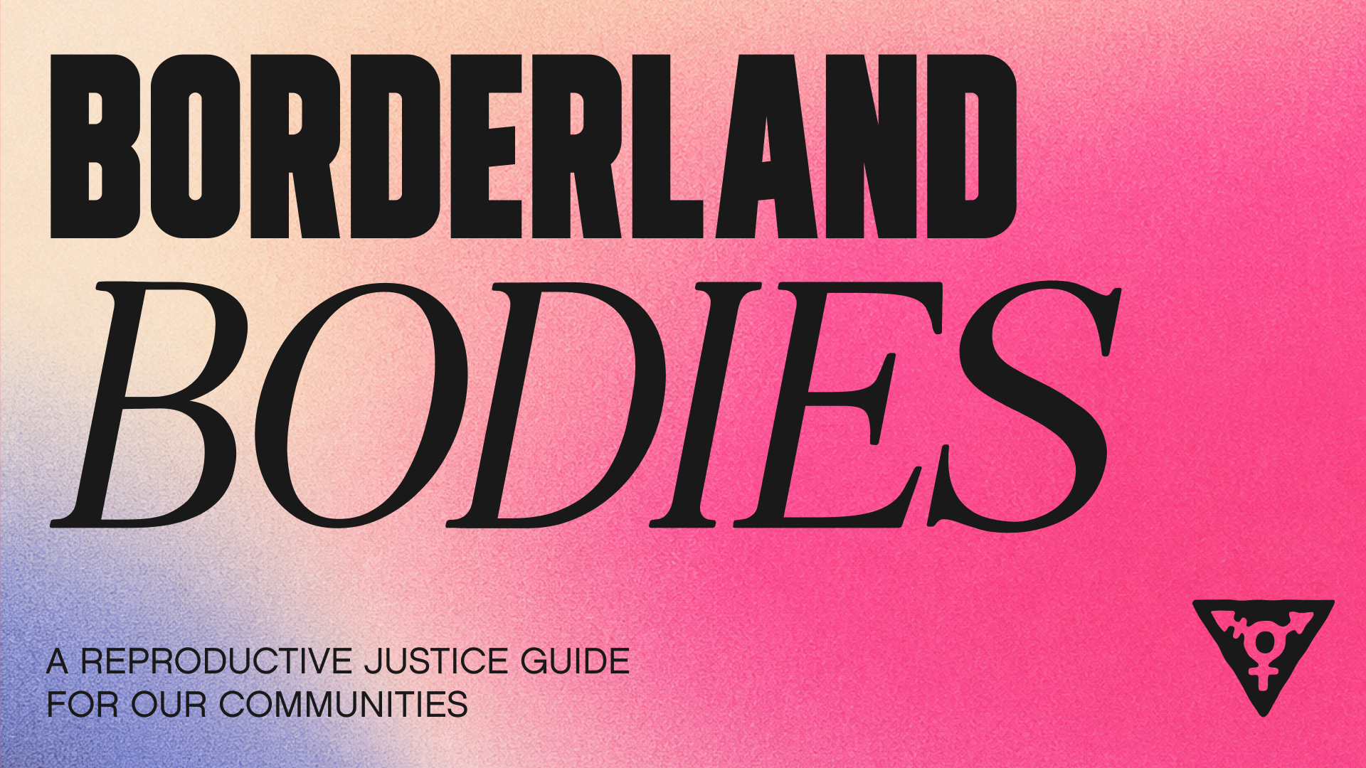 Borderland Bodies: A Reproductive and Sexual Health Guide for Queer and Trans Communities