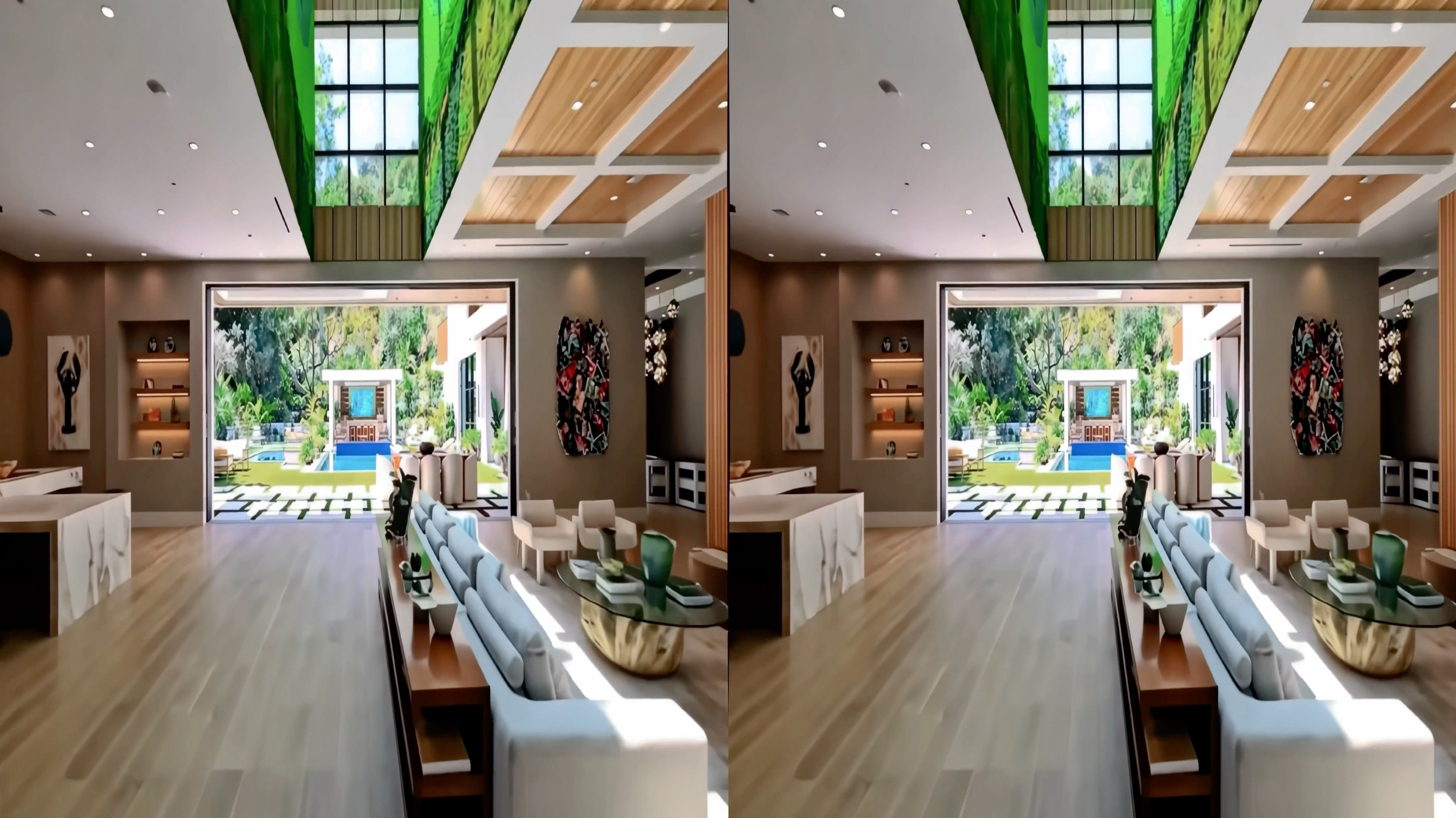 IMMERSIVE: Visit a modern LA mansion in the HOLOROOM in 3D *3D device needed