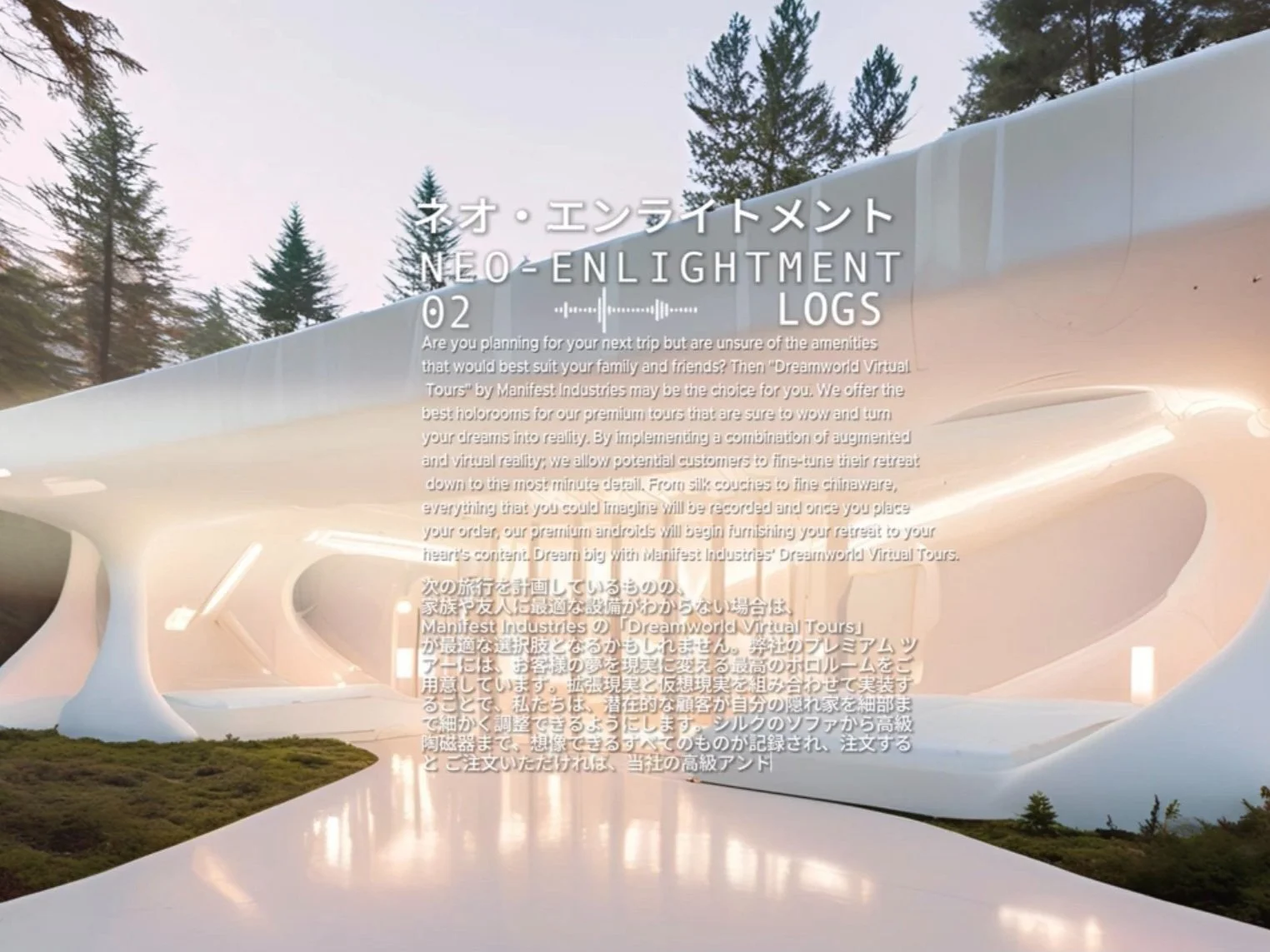 IMMERSIVE: Neo Enlightment Logs a Sci fi Getaway by HOLOROOM