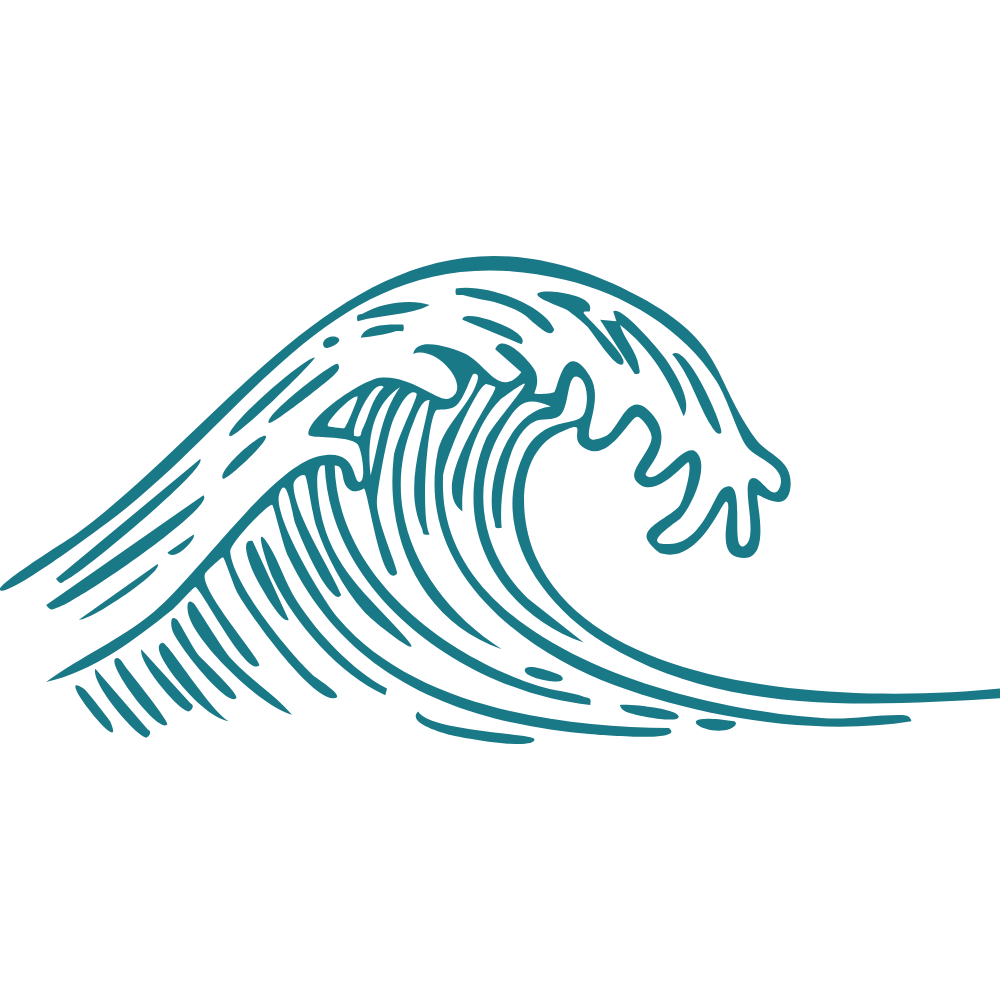 Wave icon representing mental clarity.