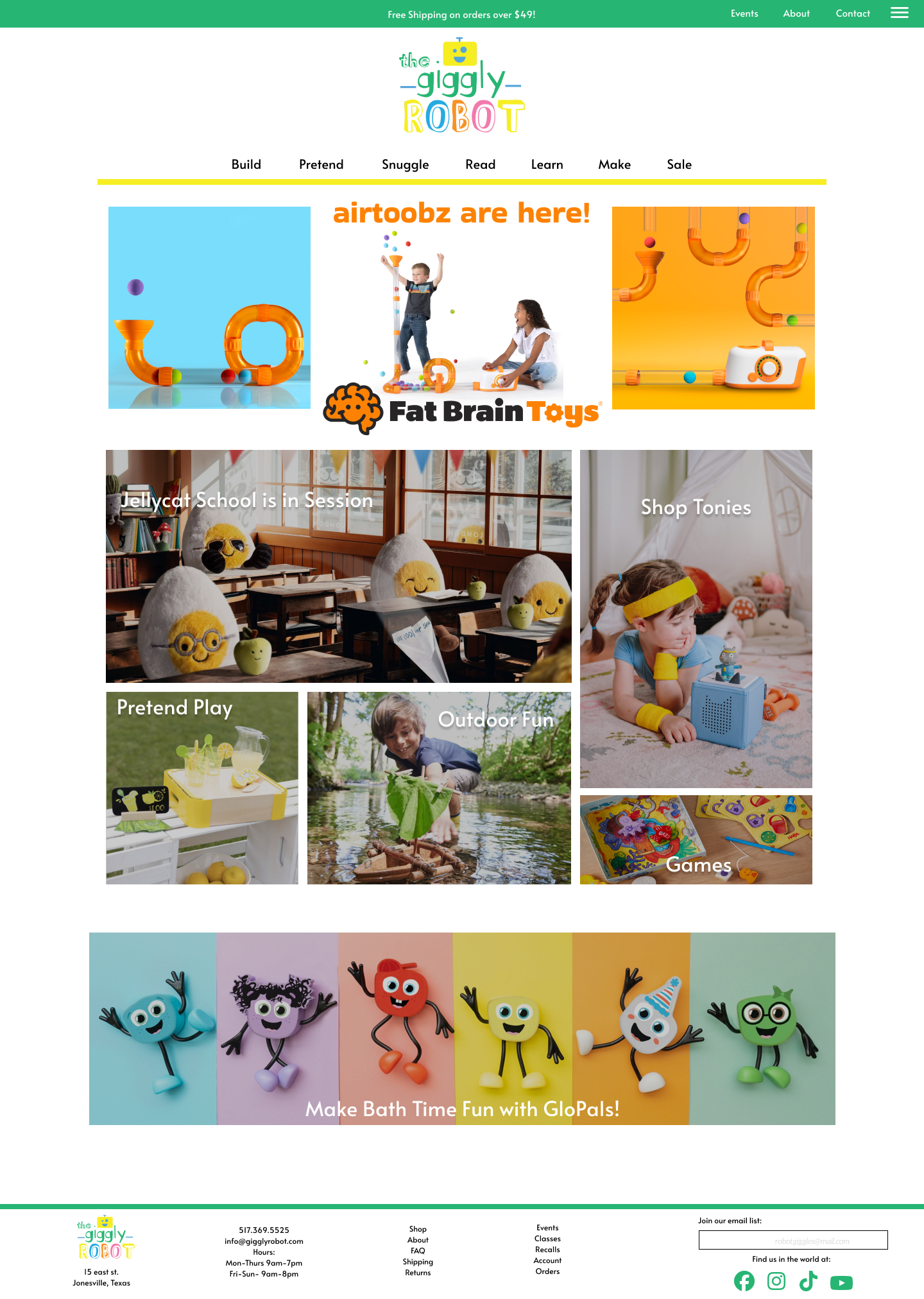 The Giggly Robot Homepage