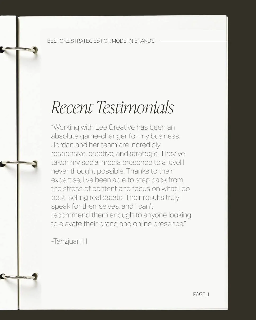 We are deeply grateful for the trust our clients place in us. 🤍

Every testimonial represents more than a result. 

It reflects a partnership built on care, communication, and a shared commitment to doing things well. Being invited behind the scenes