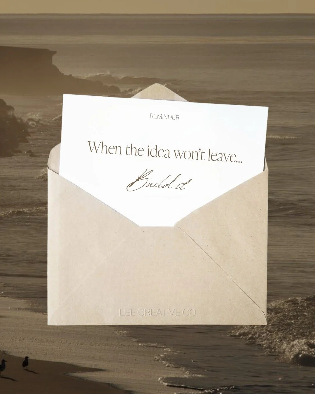 Some ideas do not arrive loudly.

They come back quietly. Again and again.
In the pauses between tasks.
On walks.

In the moments when you are not trying to force clarity.
That is not distraction.
That is direction.

When an idea refuses to leave, it