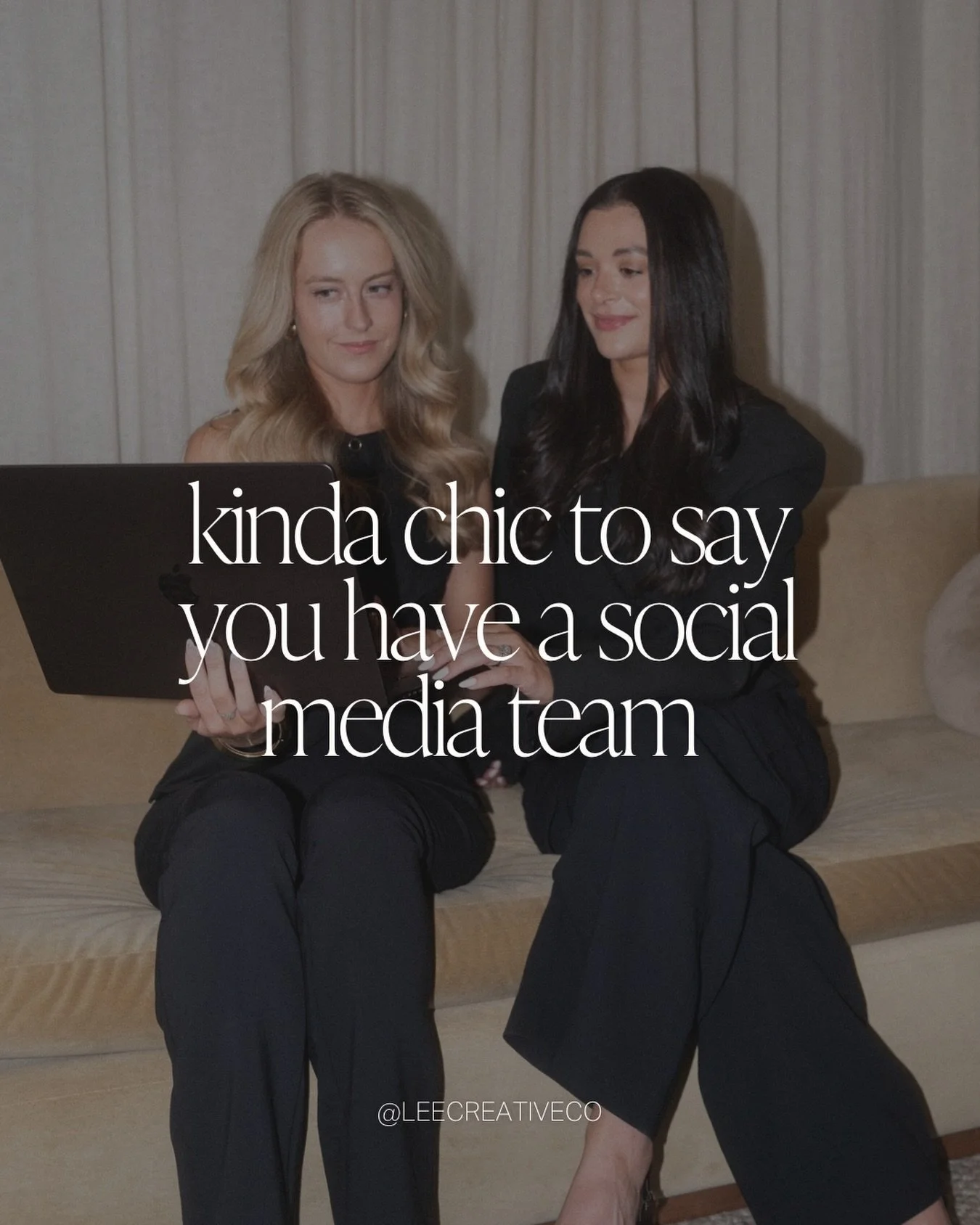 The luxury isn&rsquo;t outsourcing your social media.

The luxury is having a team that knows your brand so well, it feels like they&rsquo;ve been there from the beginning.

We immerse ourselves in your business, learning your voice, your goals, your