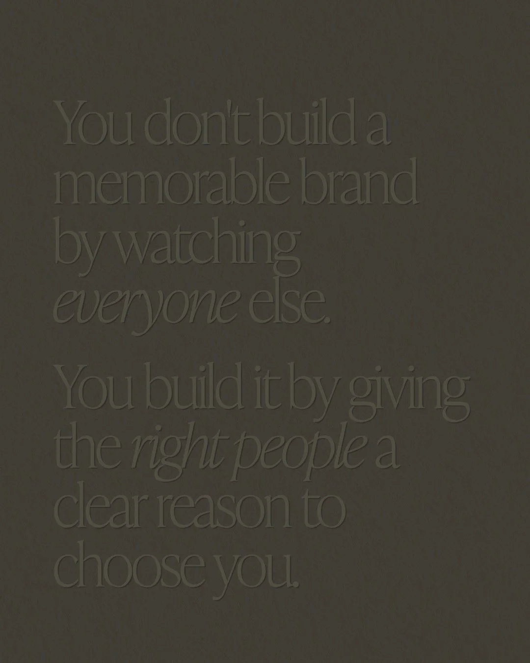 When I started Lee Creative, I wasn&rsquo;t trying to build an agency that looked like every other marketing company.

I wanted to build the kind of creative partner I felt was missing. One that cared just as much about how a brand felt as how it per