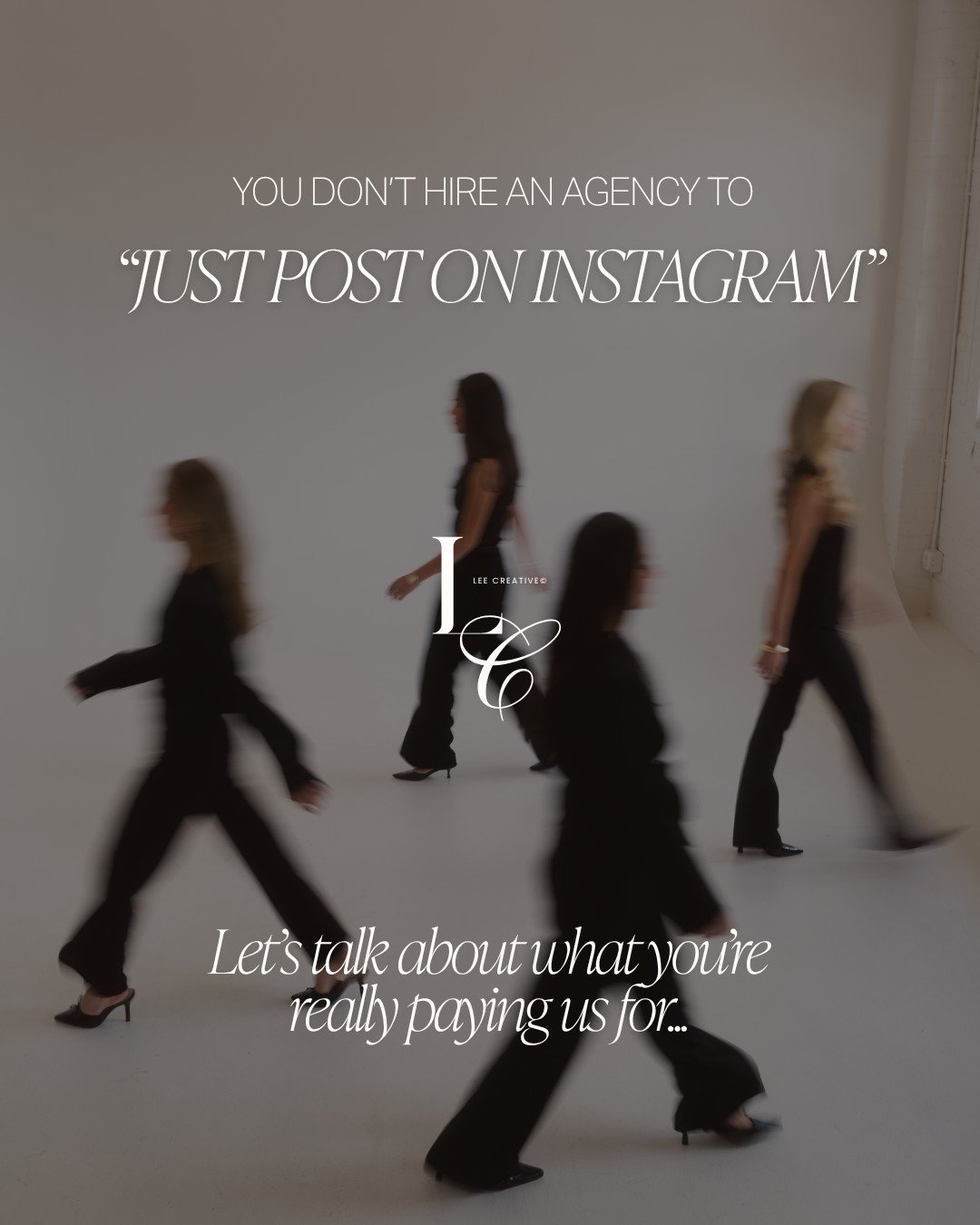 A lot of people think social media management is just &ldquo;posting on Instagram.&rdquo;

In reality, our clients hire us because they want experts thinking about their social media with the same level of intention they bring to the rest of their bu