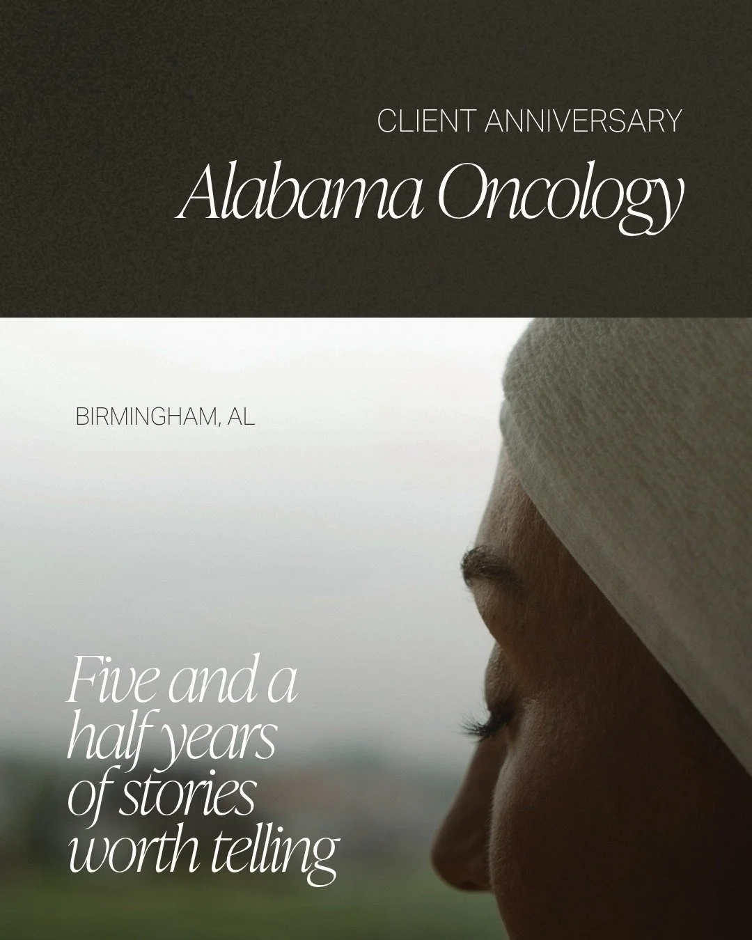 Five and a half years of stories worth telling. 🤍

Today, we're taking a moment to celebrate a client relationship that means so much to us, Alabama Oncology.

Since the spring of 2021, we've had the privilege of working alongside their team, gettin