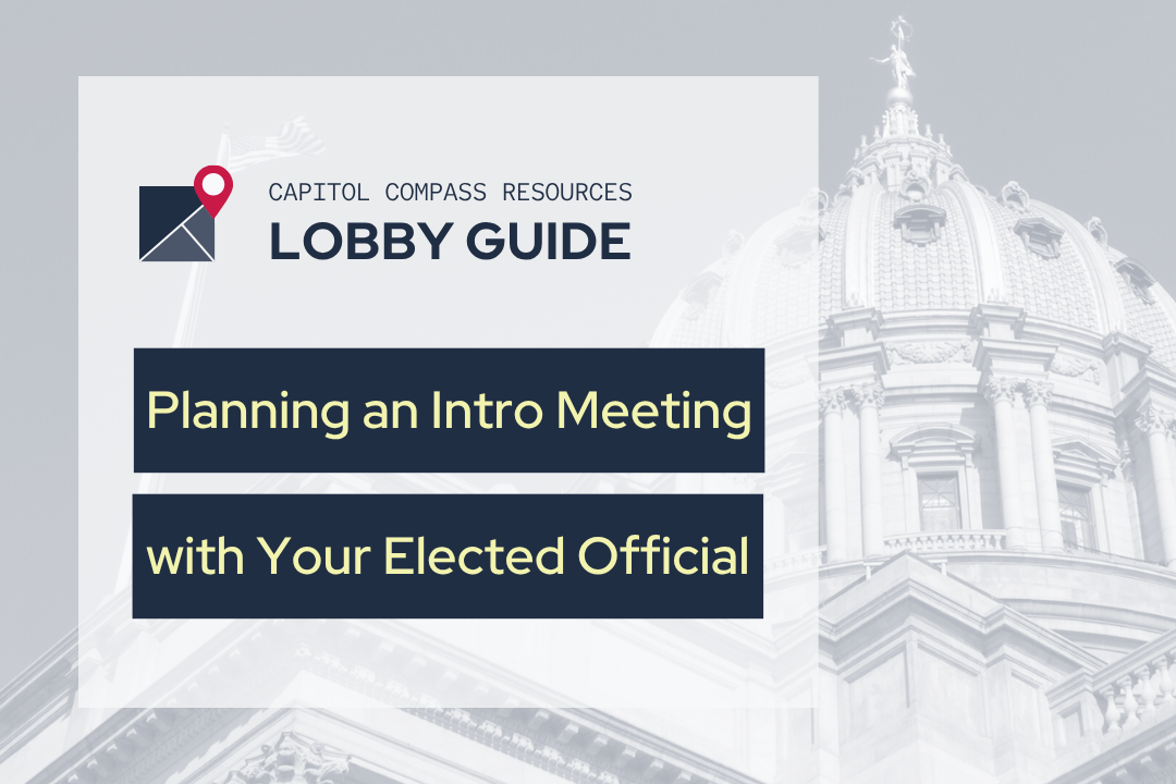 Planning an Intro Meeting with Your Elected Official