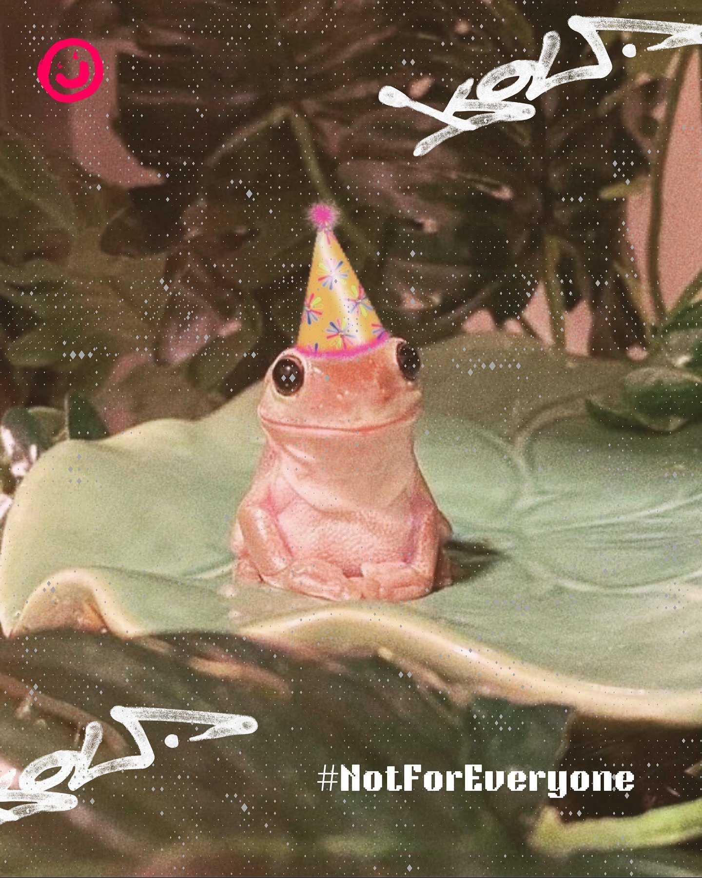 The official brand mascot (don&rsquo;t ask why) 🐸

He shows up when he wants.

#memeenergy #weirdinstagram #brandchaos #cultbrand