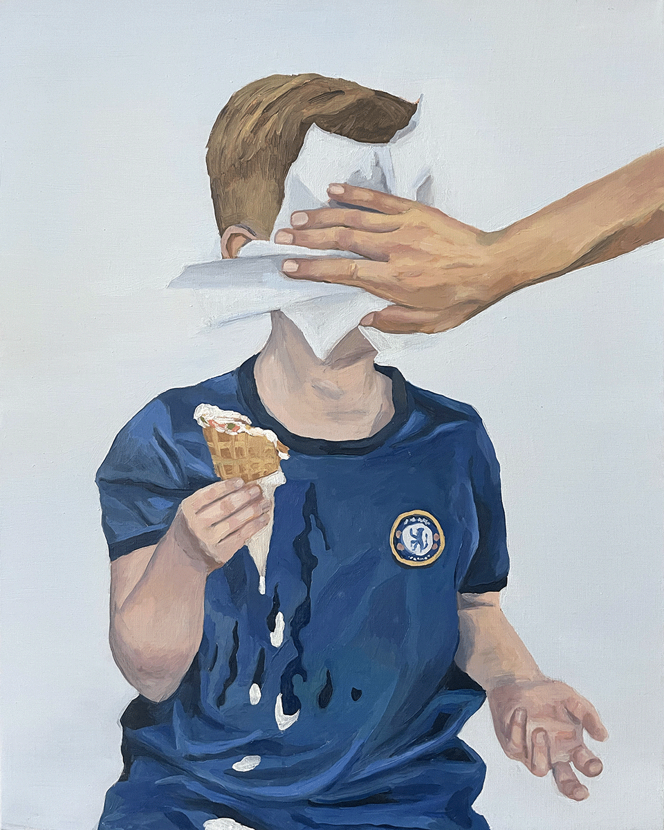 Sweet tooth / Oil on canvas / 20 by 16 