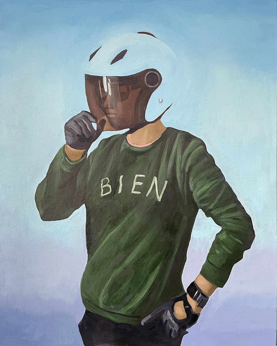 Bien / Oil on linen / 30 by 24 