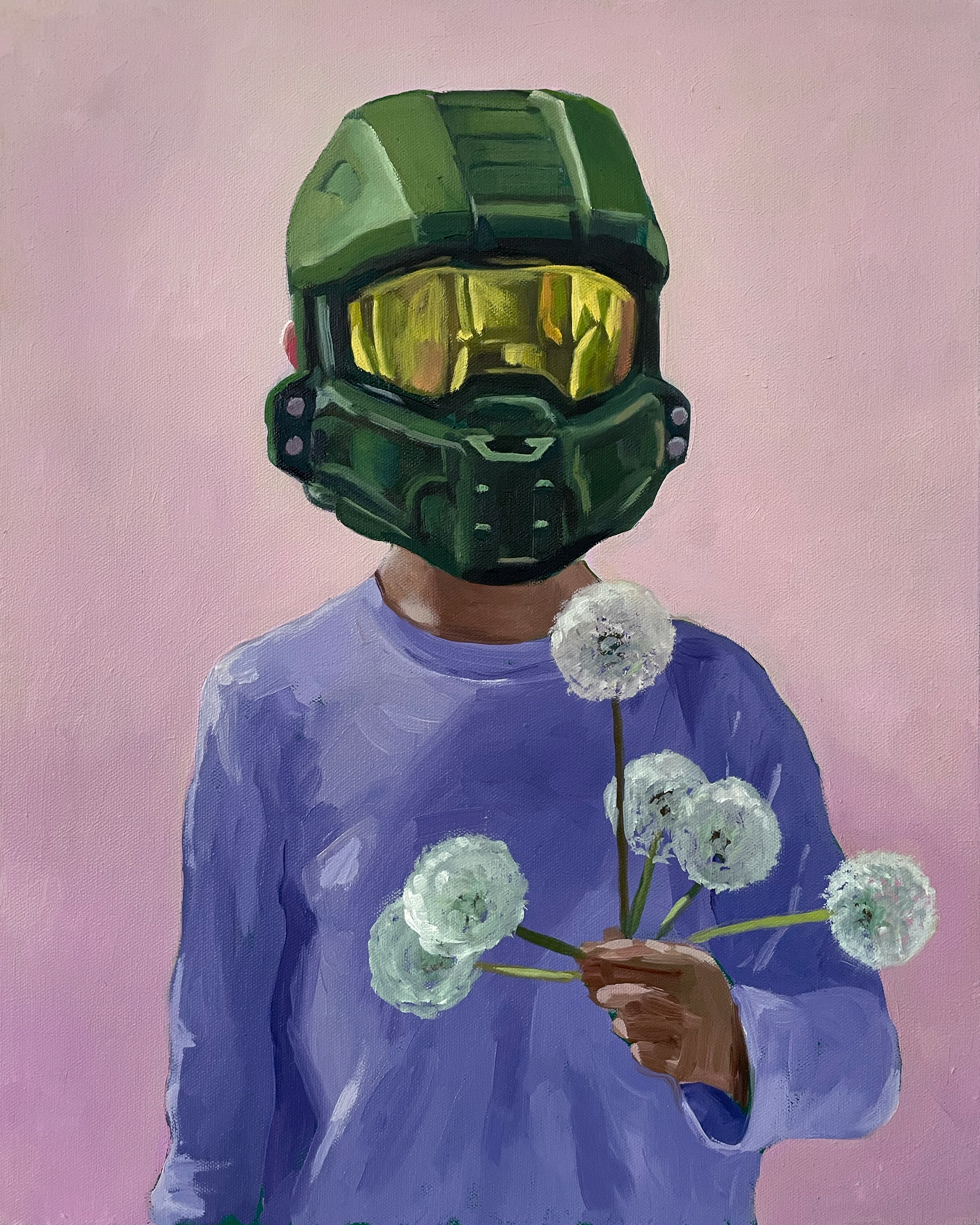 Make a wish / Oil on linen / 20 by 16 in
