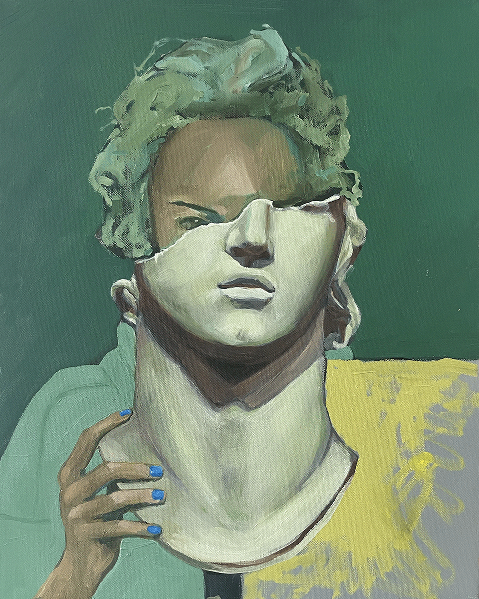 Not David / Oil on canvas / 20 by 16 