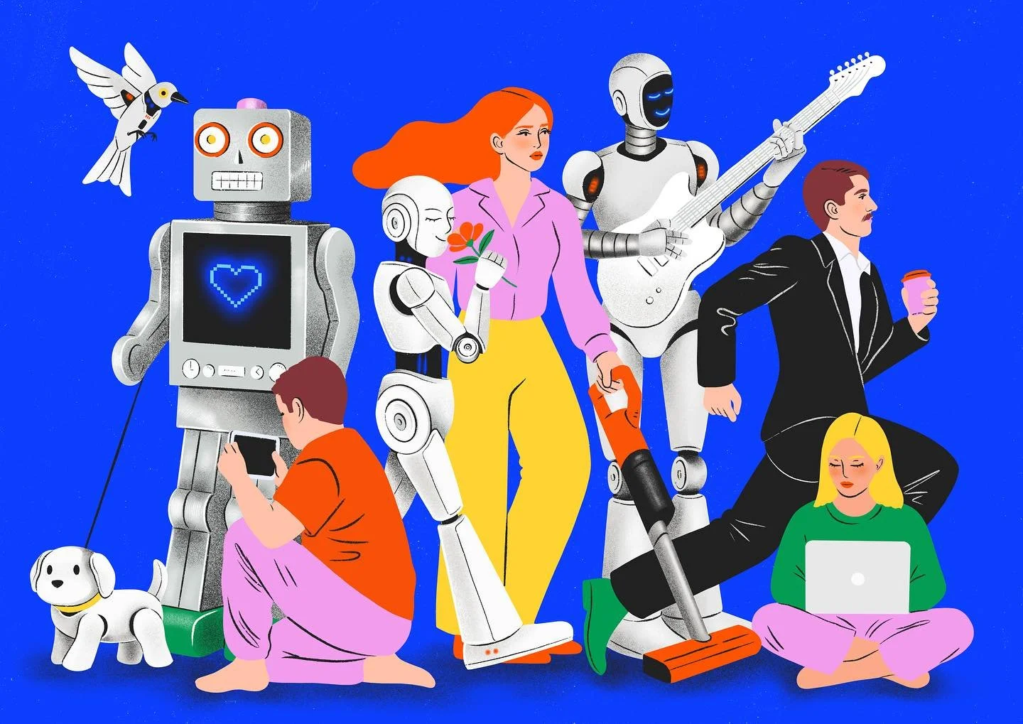 The other day, I read a quote that really hit me: &ldquo;AI should be doing the cleaning and the dishes so I can focus on art and reading&mdash;not the other way around.&rdquo;

It inspired this illustration I made some time ago, but I felt like shar