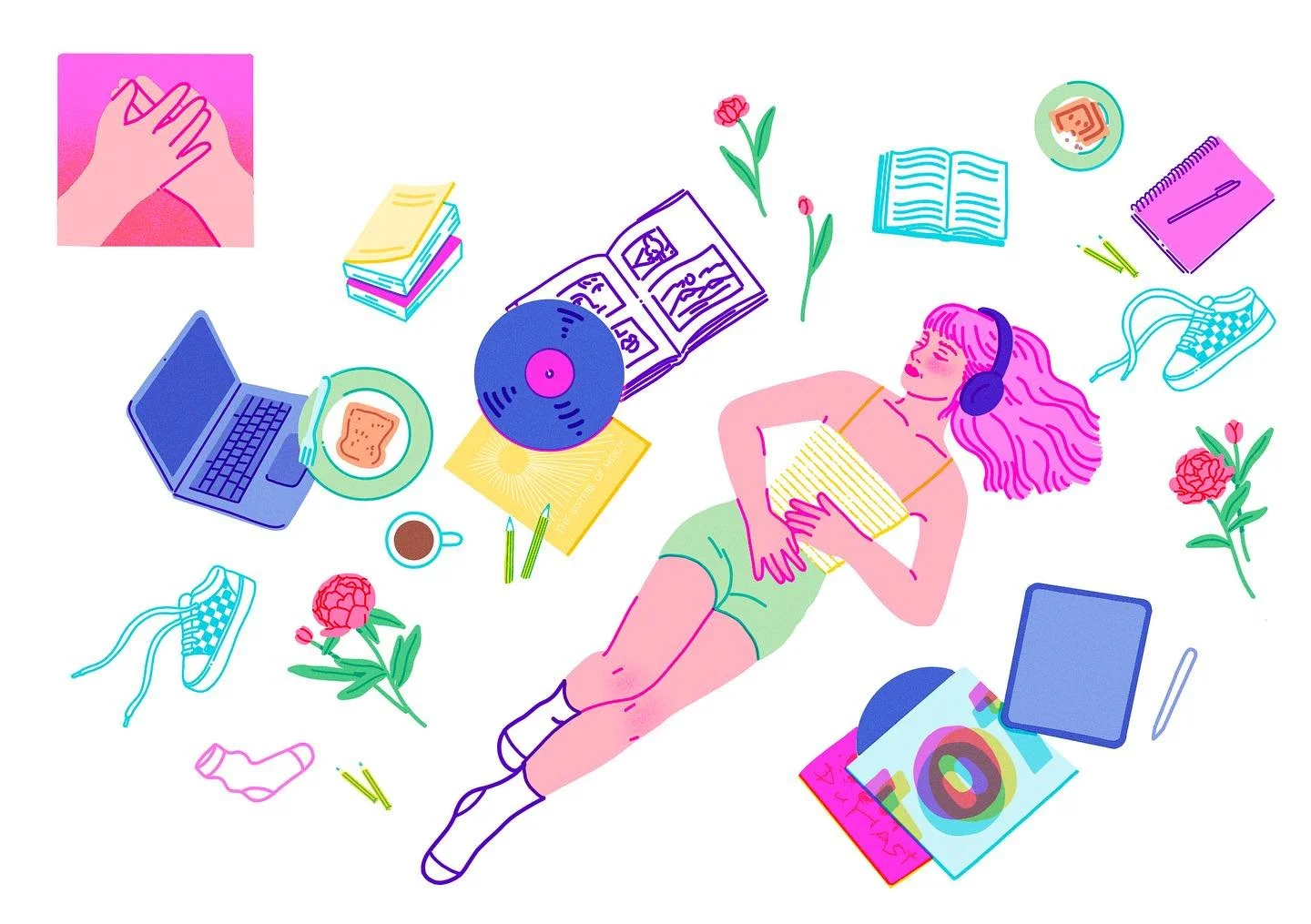 Imagine hating on me and I&rsquo;m literally just in my room doodling and vibing to my favorite music all day✨

#editorialillustration #editorial #artist #illustration #annagoodsonillustration #illustradora #ilustradoraeditorial @annagoodsonillustrat