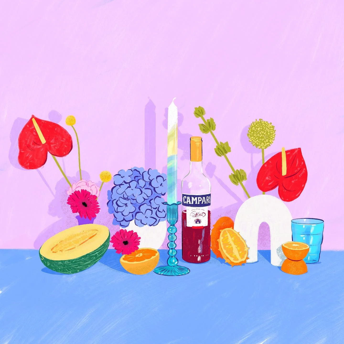 A few still lifes I&rsquo;ve painted over the years. Which one&rsquo;s your favorite?

#stilllife #bodegon #illustration #editorialillustration