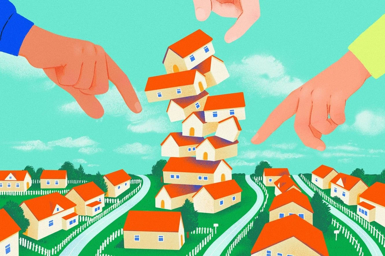 Illustration I created back in April for @morningbrew exploring the instability and challenges of buying a home today.
Thanks AD Francis Scialabba for the trust!

@annagoodsonillustration #editorialillustration #editorialillustrator #annagoodsonillus