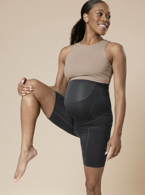 everform therapy wear, compression shorts, pregnancy shorts, swelling, leakage, tummy separation, low back pain