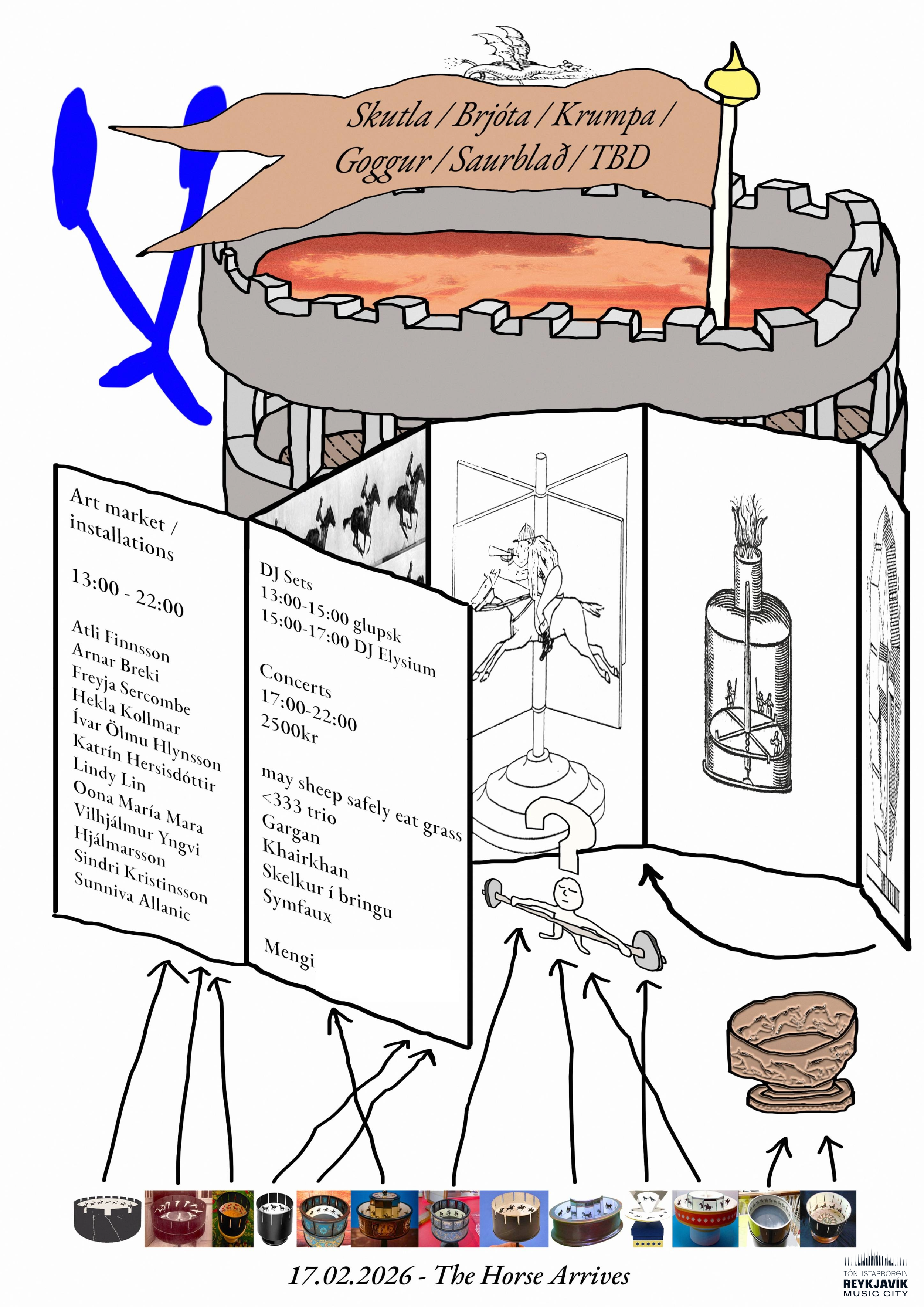 The Horse Arrives - art festivity