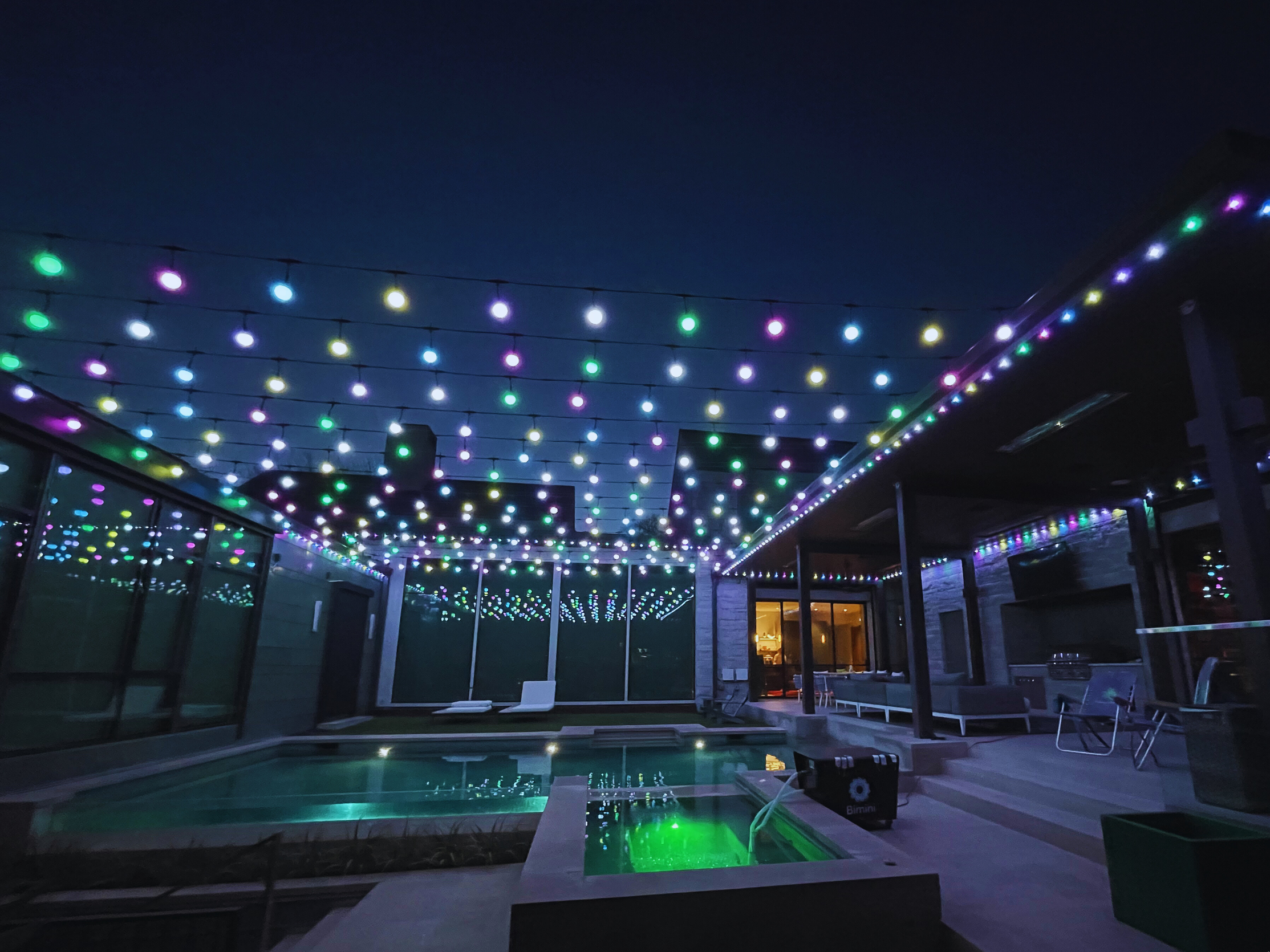 "Permanent eave and patio lights in Galt"