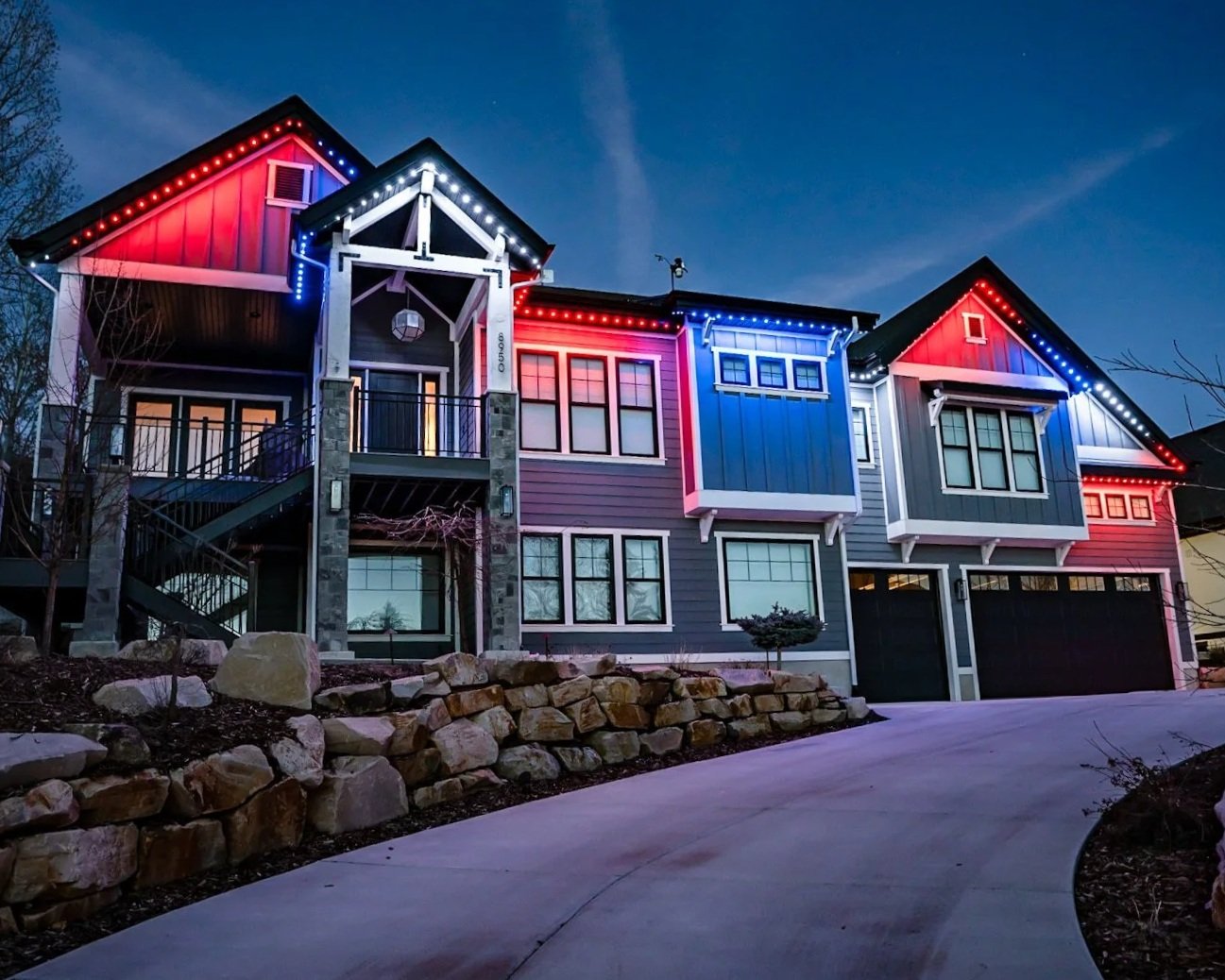 "Permanent LED Holiday Lights in Galt"