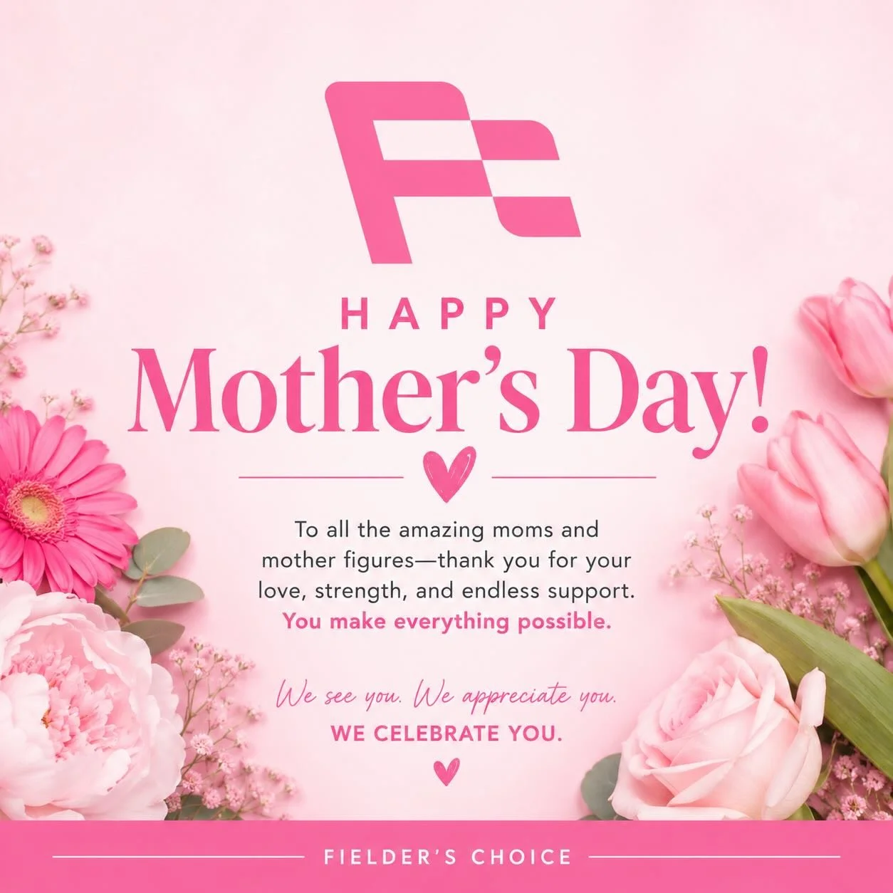 Happy Mother&rsquo;s Day!!!

To all the FC moms who continue to make sacrifices year in and year out.

We appreciate you!