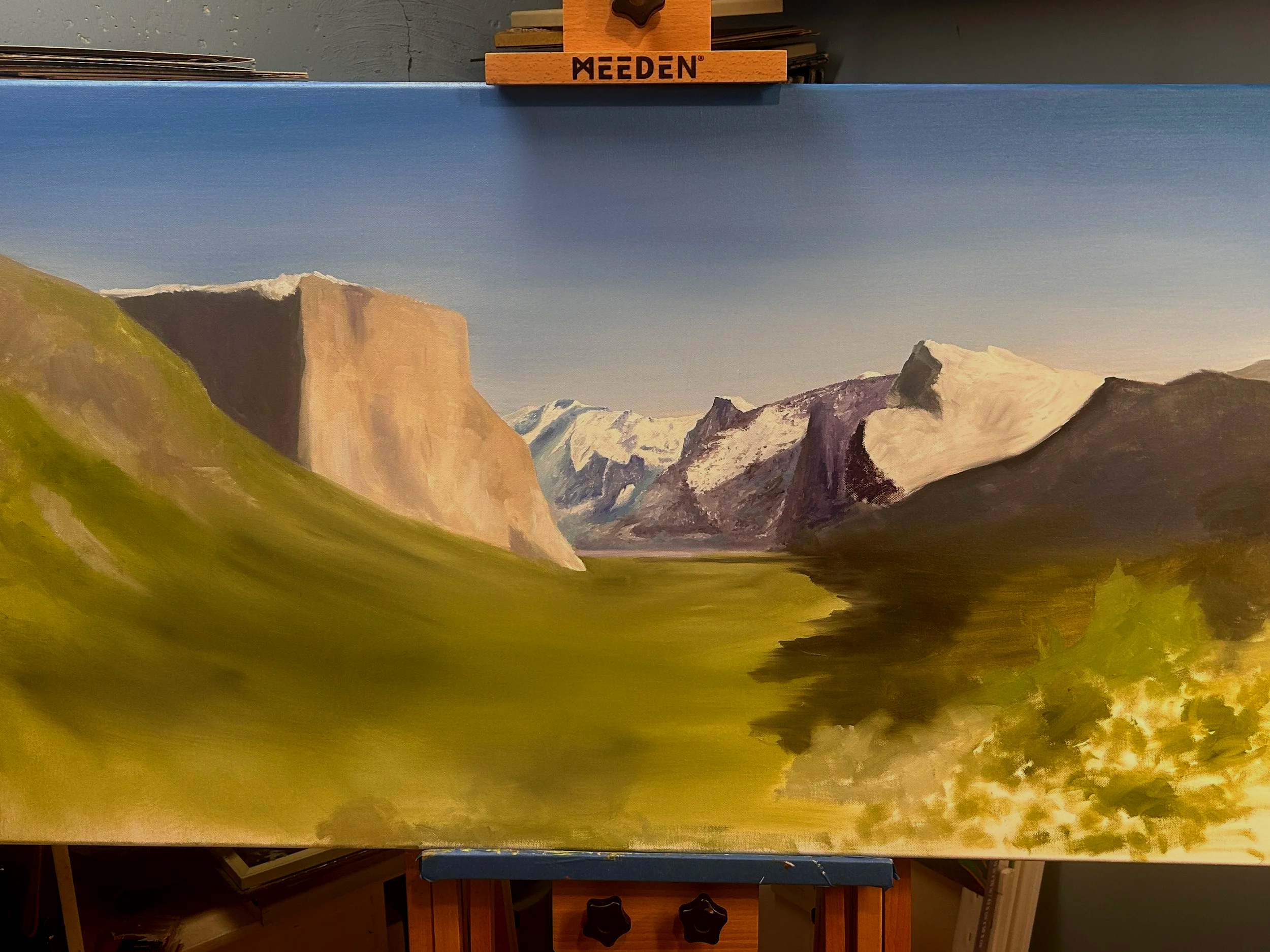 Yosemite in progress