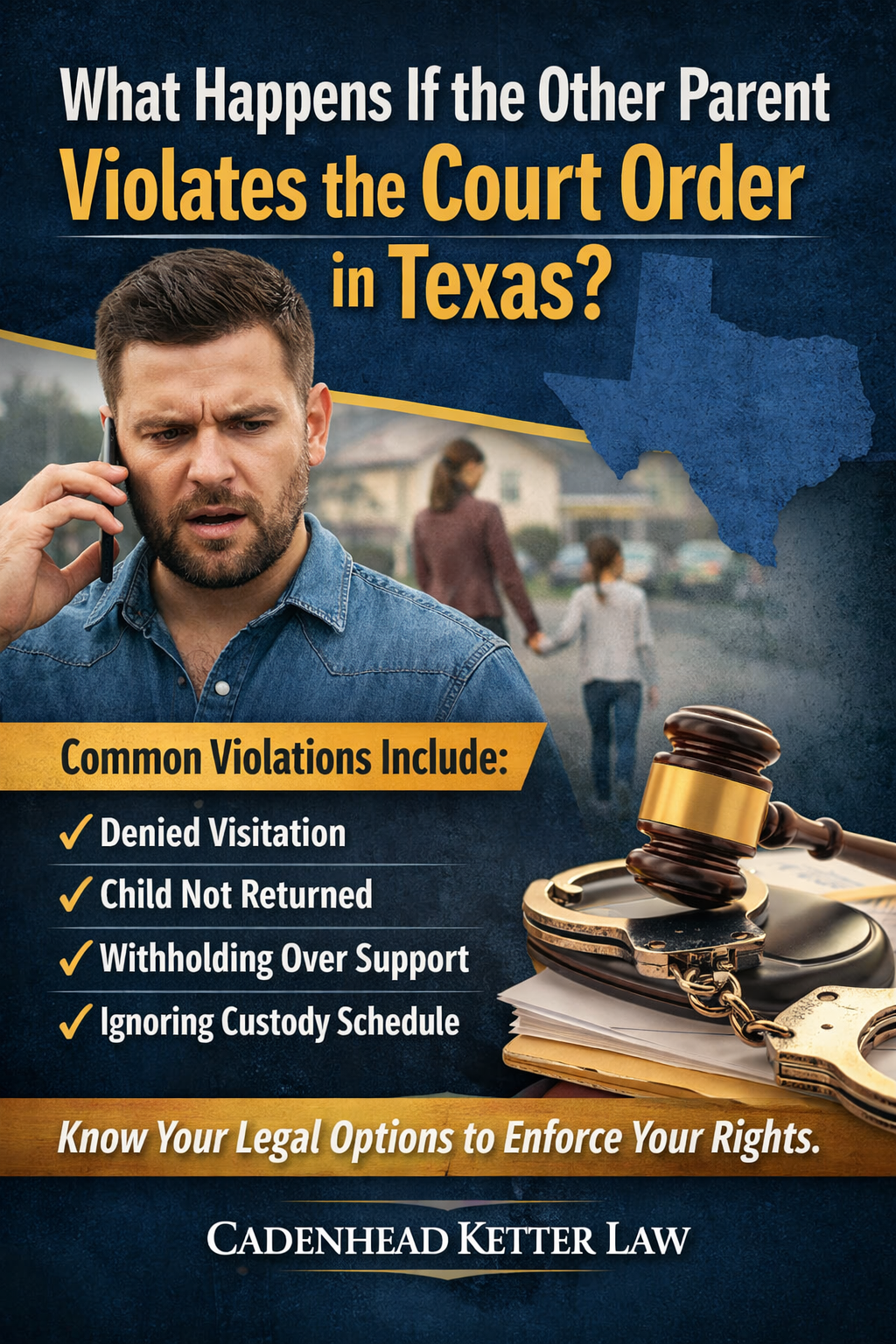 What Happens If the Other Parent Violates the Court Order in Texas?