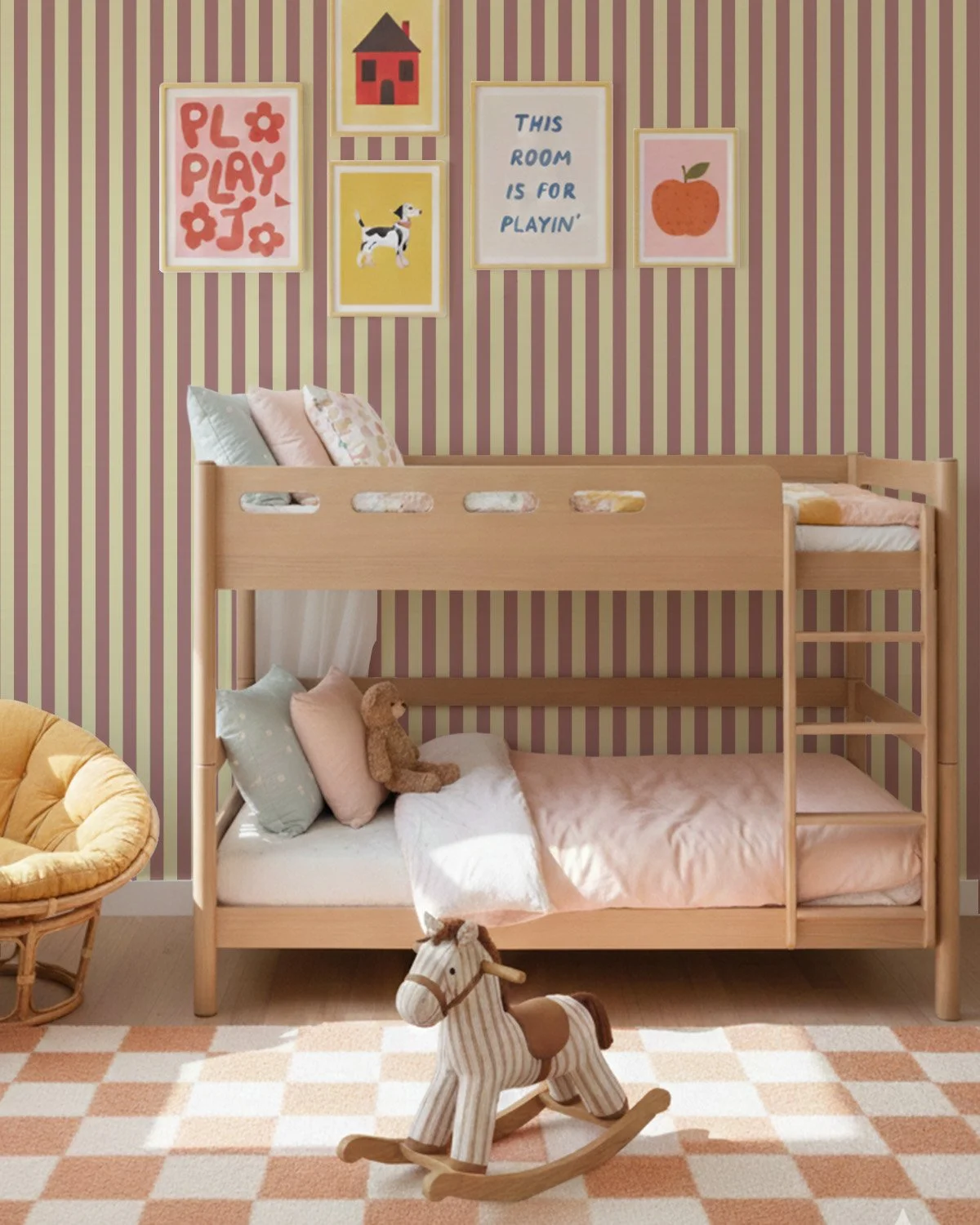 Alexandra Cherry Orchard Stripe